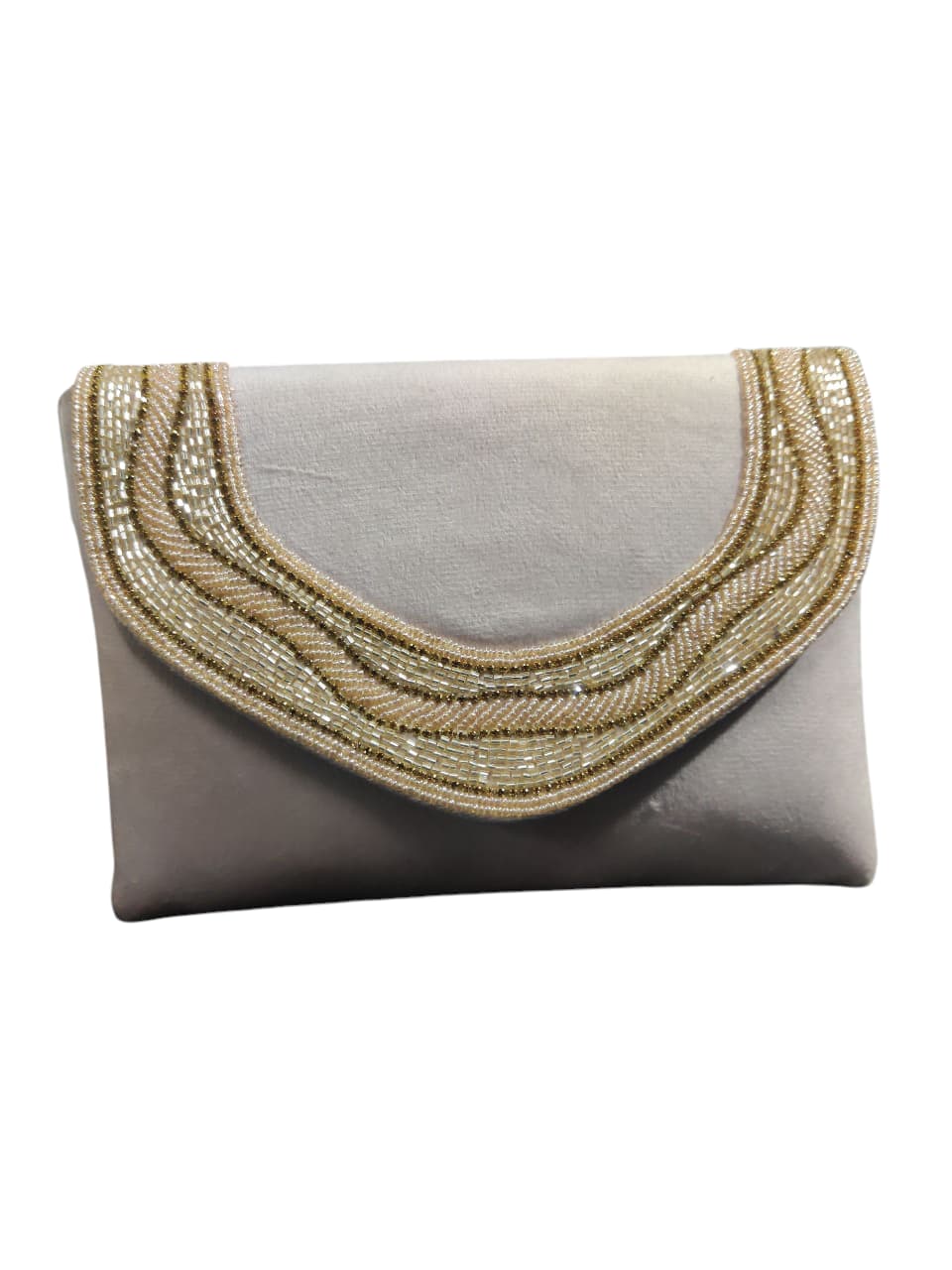 Light Mauve Flap Bag