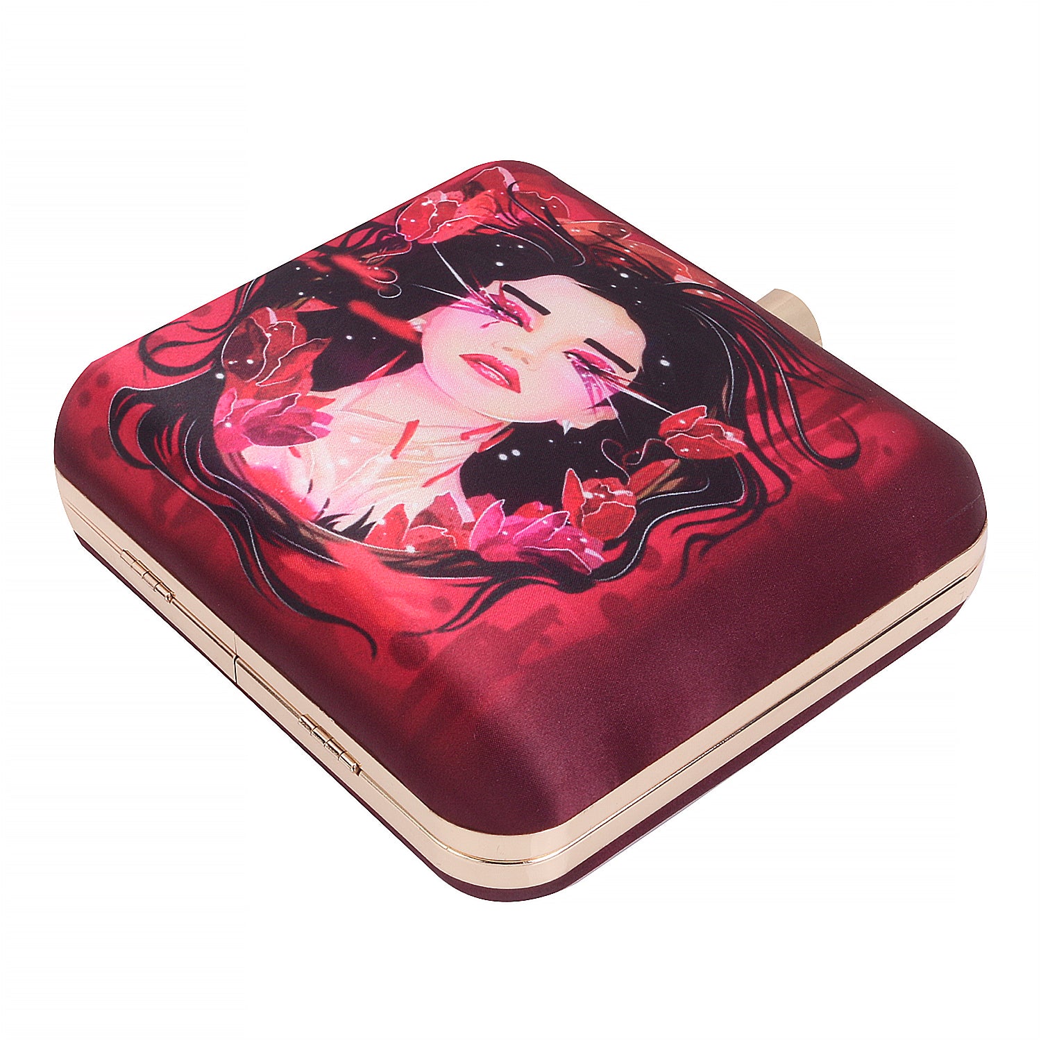 Stylish Printed Box Clutch For Girls And Women