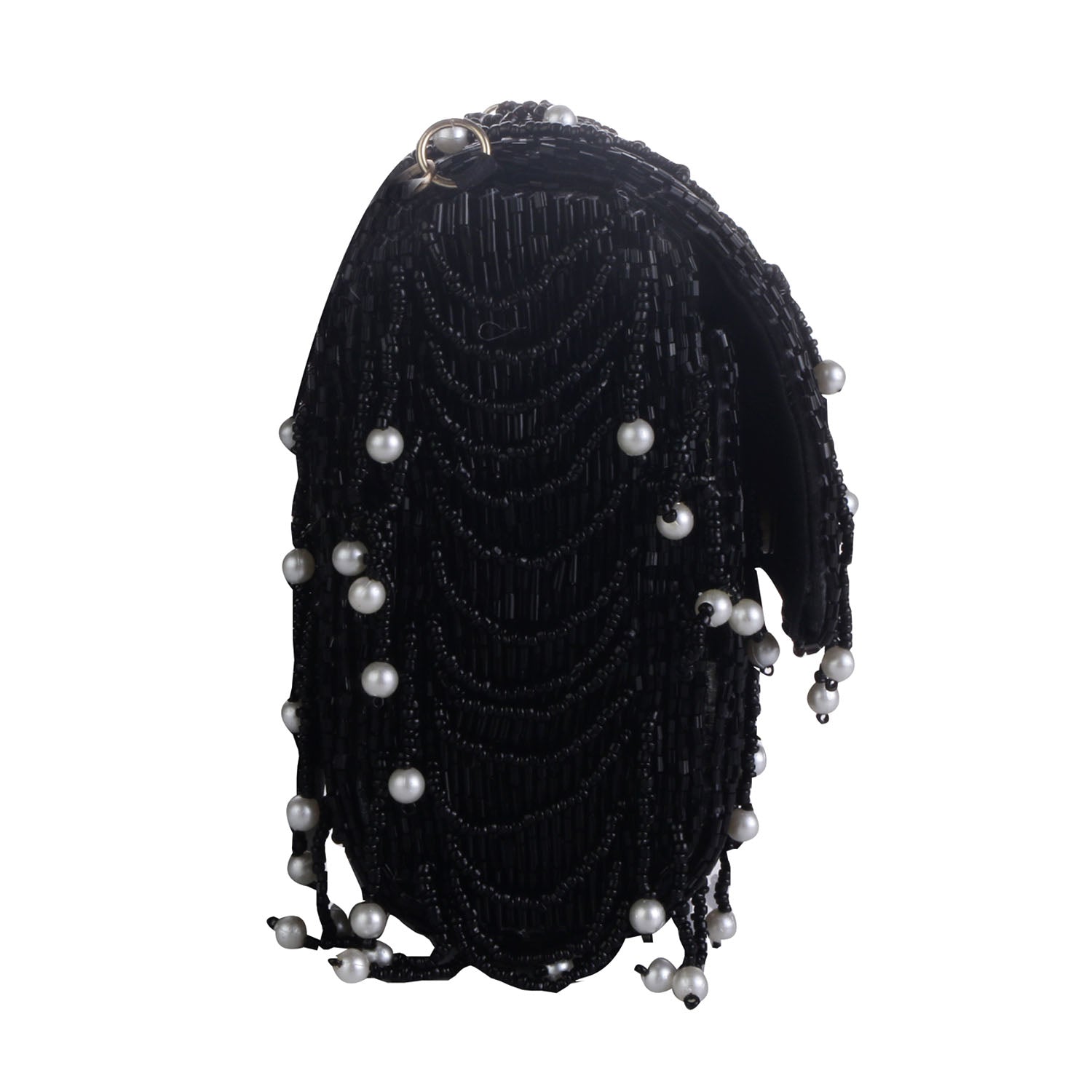 Black Flap Bag