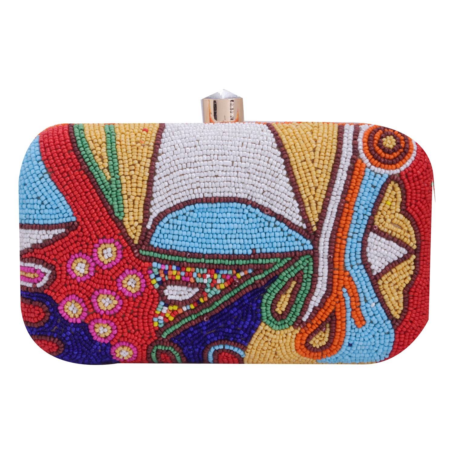 Assorted beaded clutch bag