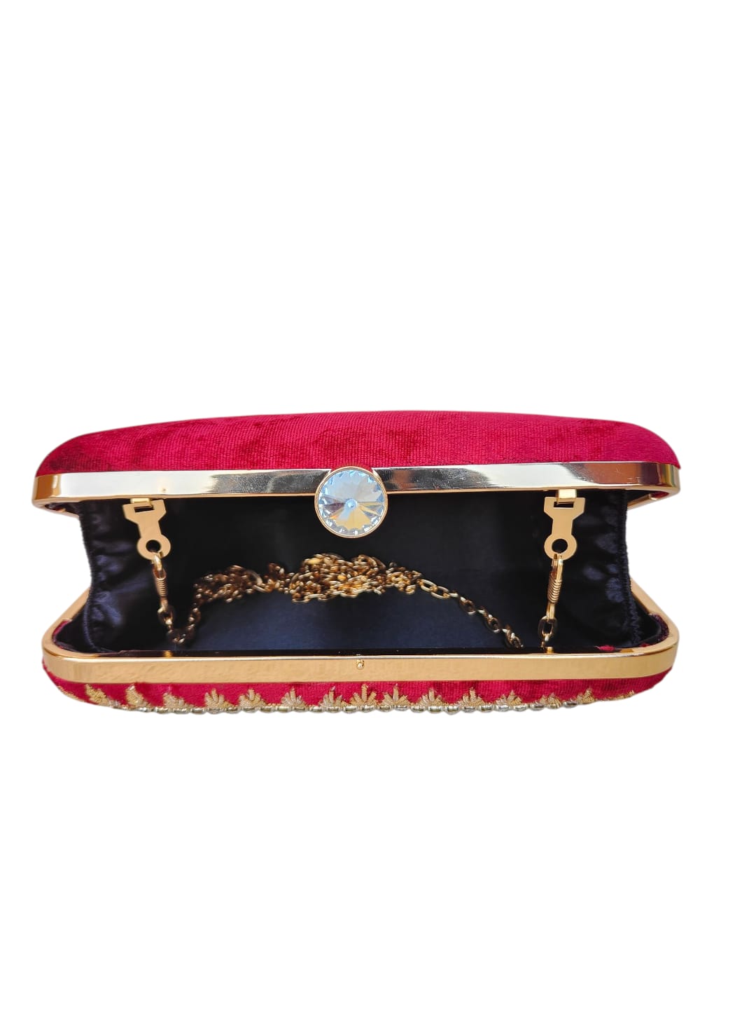 VRPS Embroidered Clutch | Handcrafted Ethnic Bag | SWIS-4432 | Additional Angle