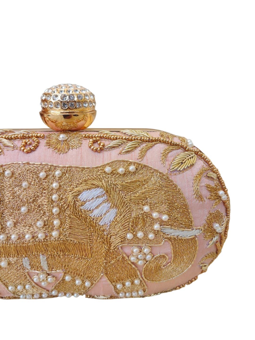 VRPS Embroidered Clutch | Handcrafted Ethnic Bag | SWIS-4431 | Additional Angle