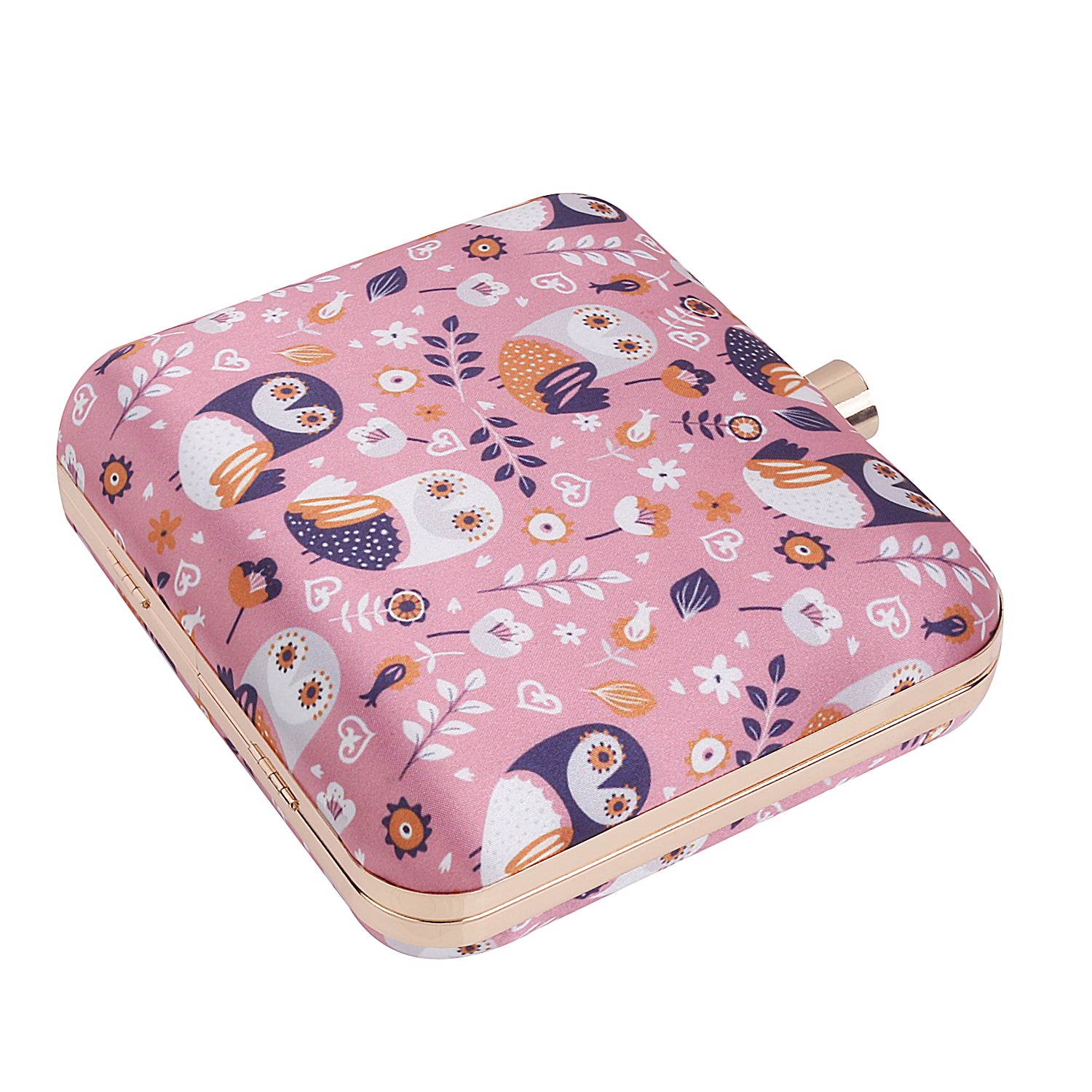 Stylish Printed Box Clutch For Girls And Women