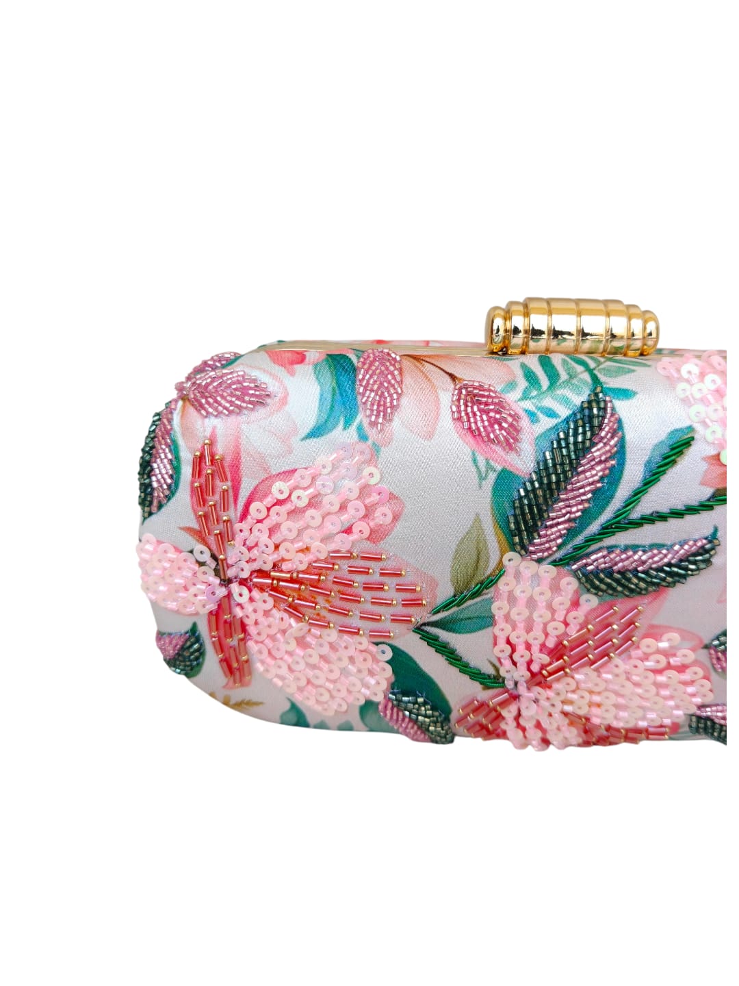 VRPS Printed Embroidered Clutche | Handcrafted Ethnic Bag | SWIS-4394