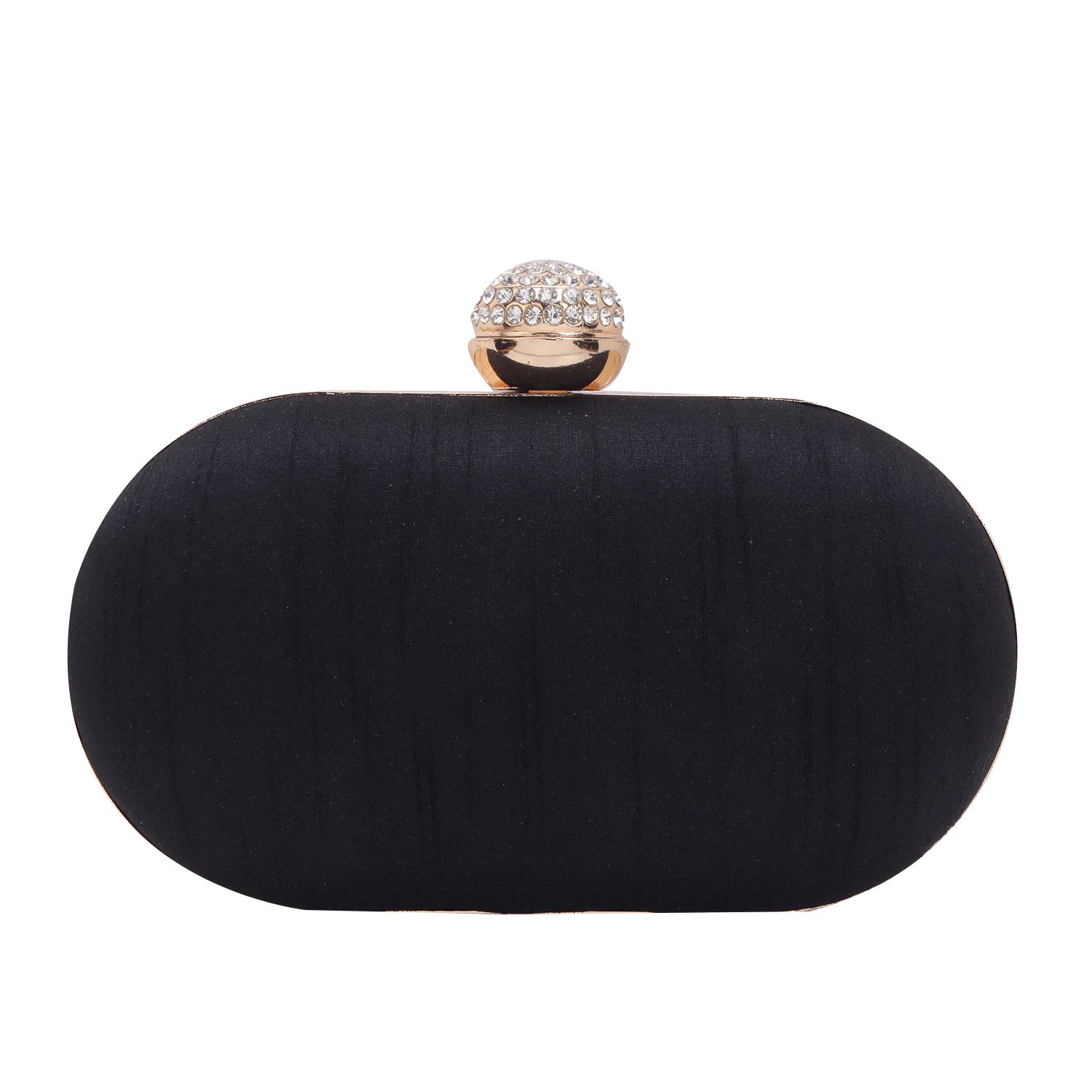 Embroidered Box Clutch For Casual Use