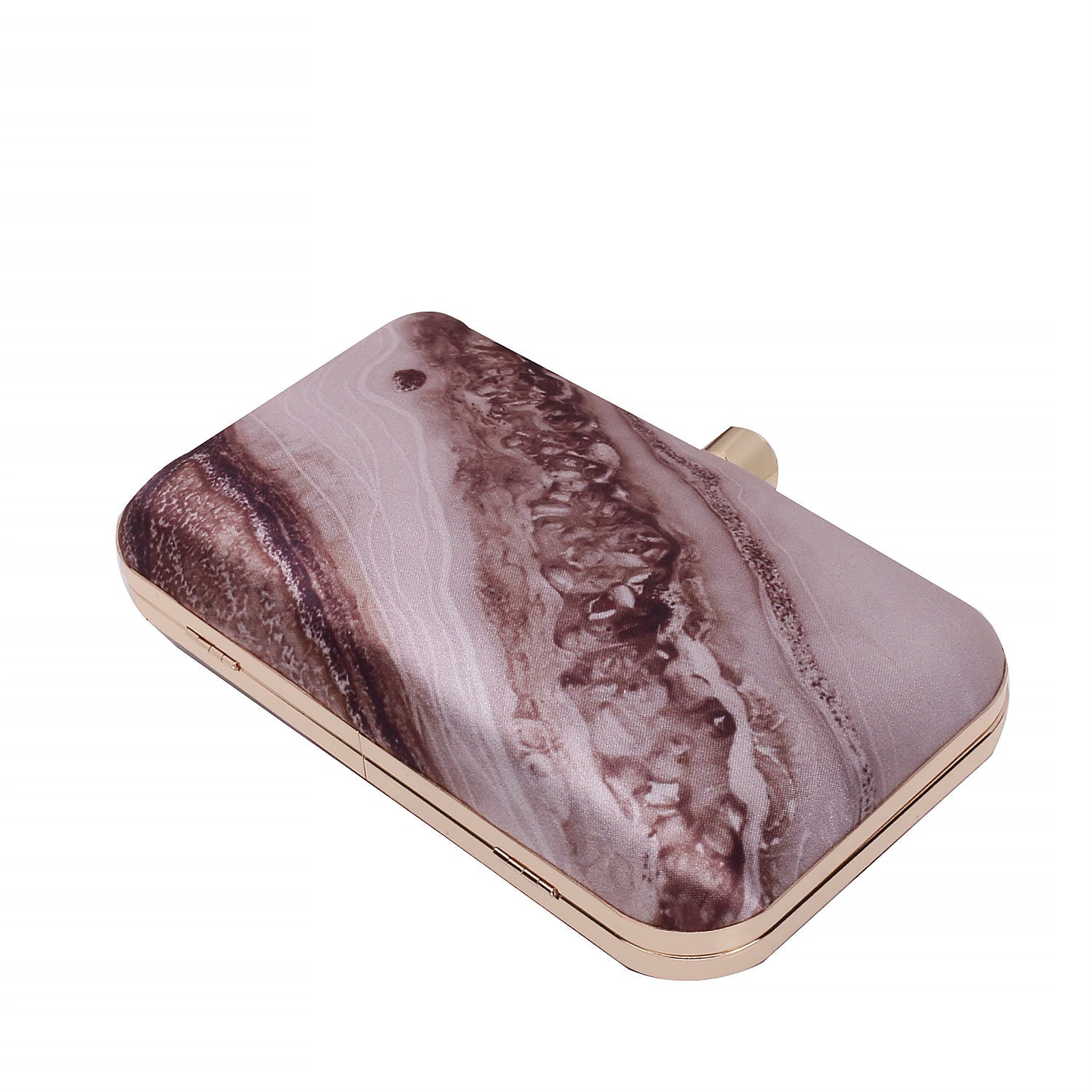 Printed Box Clutch For Casual Use