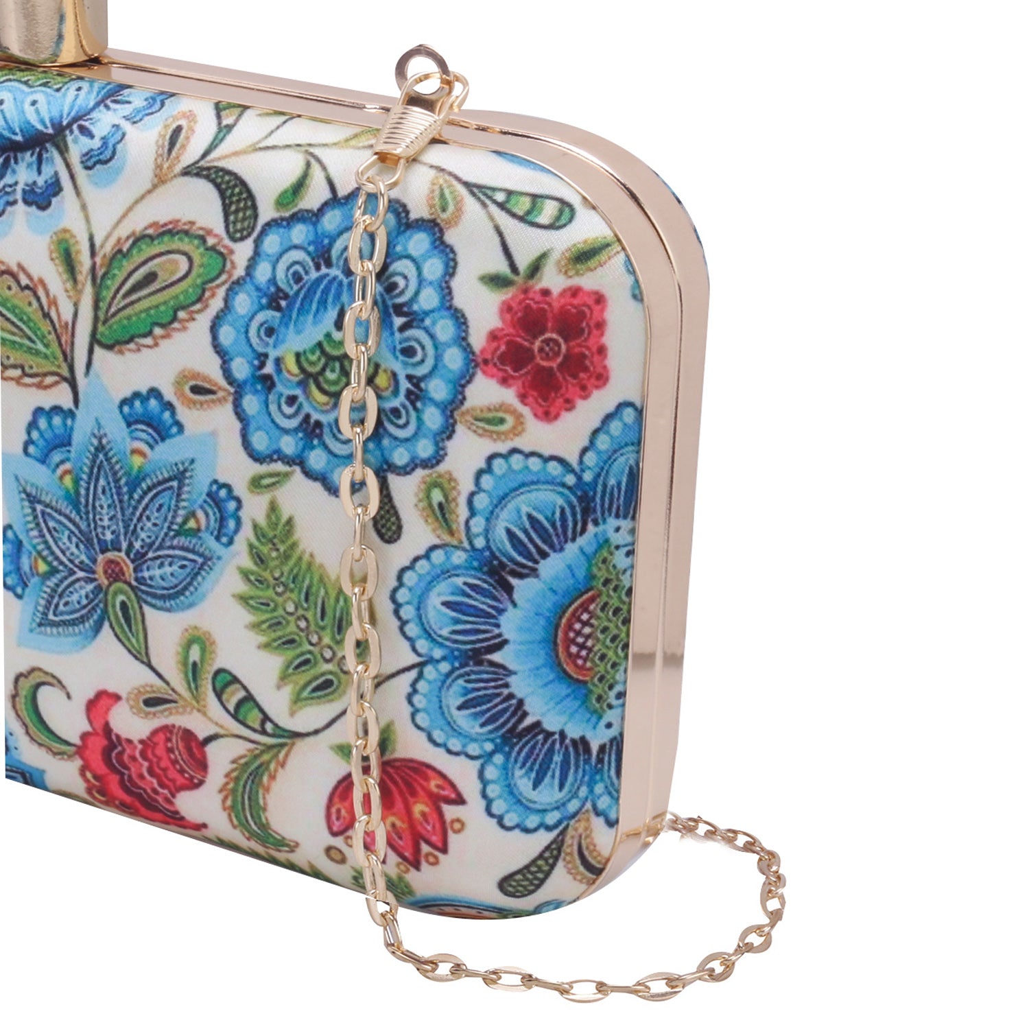 Floral Printed Clutch