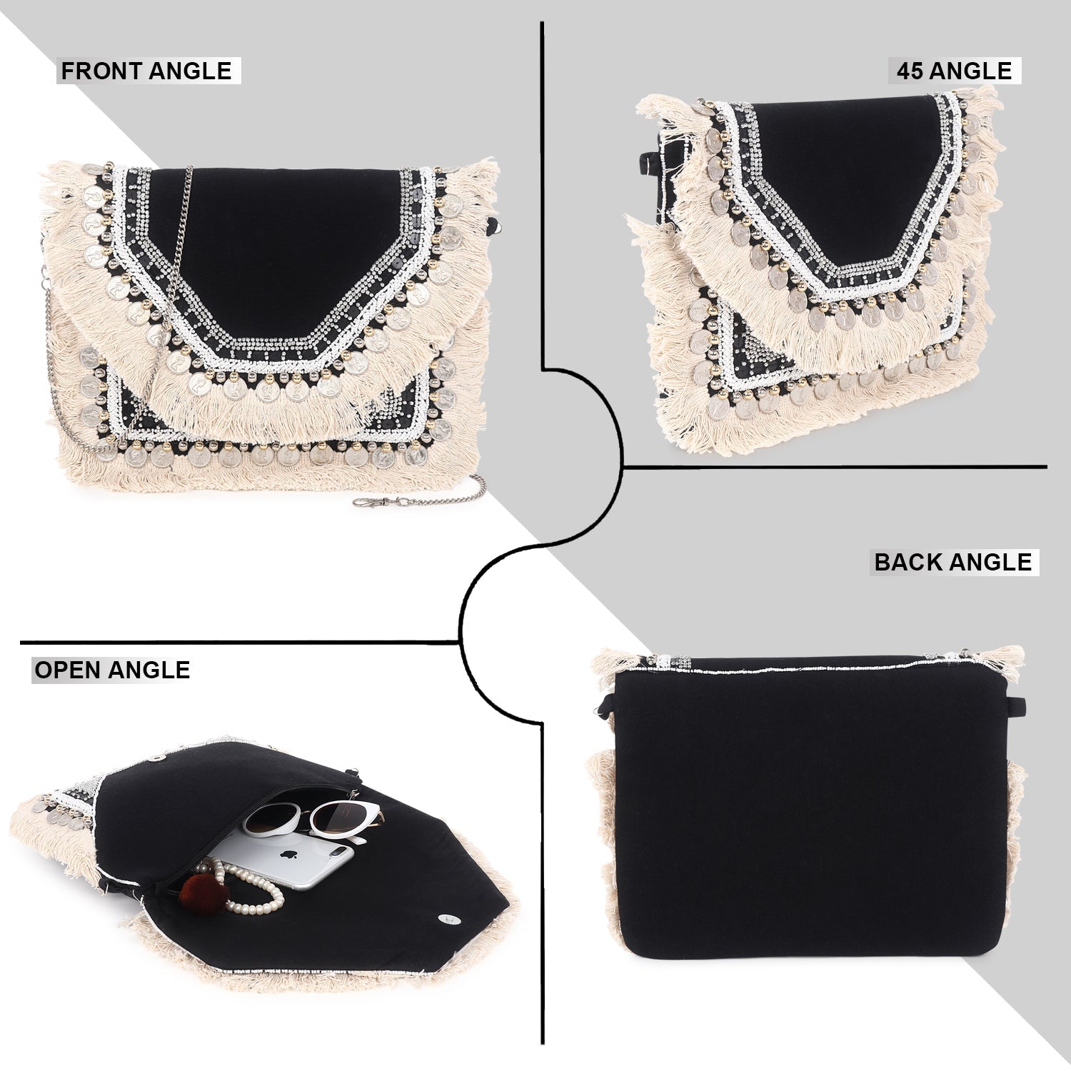 Black banjara bag
