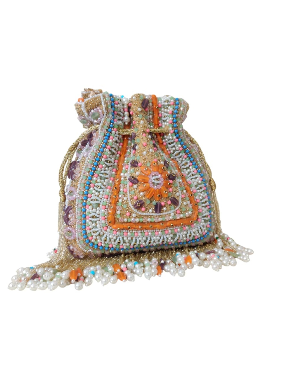 VRPS Potli Bag | Handcrafted Ethnic Bag | SWIS-3740 | Additional Angle