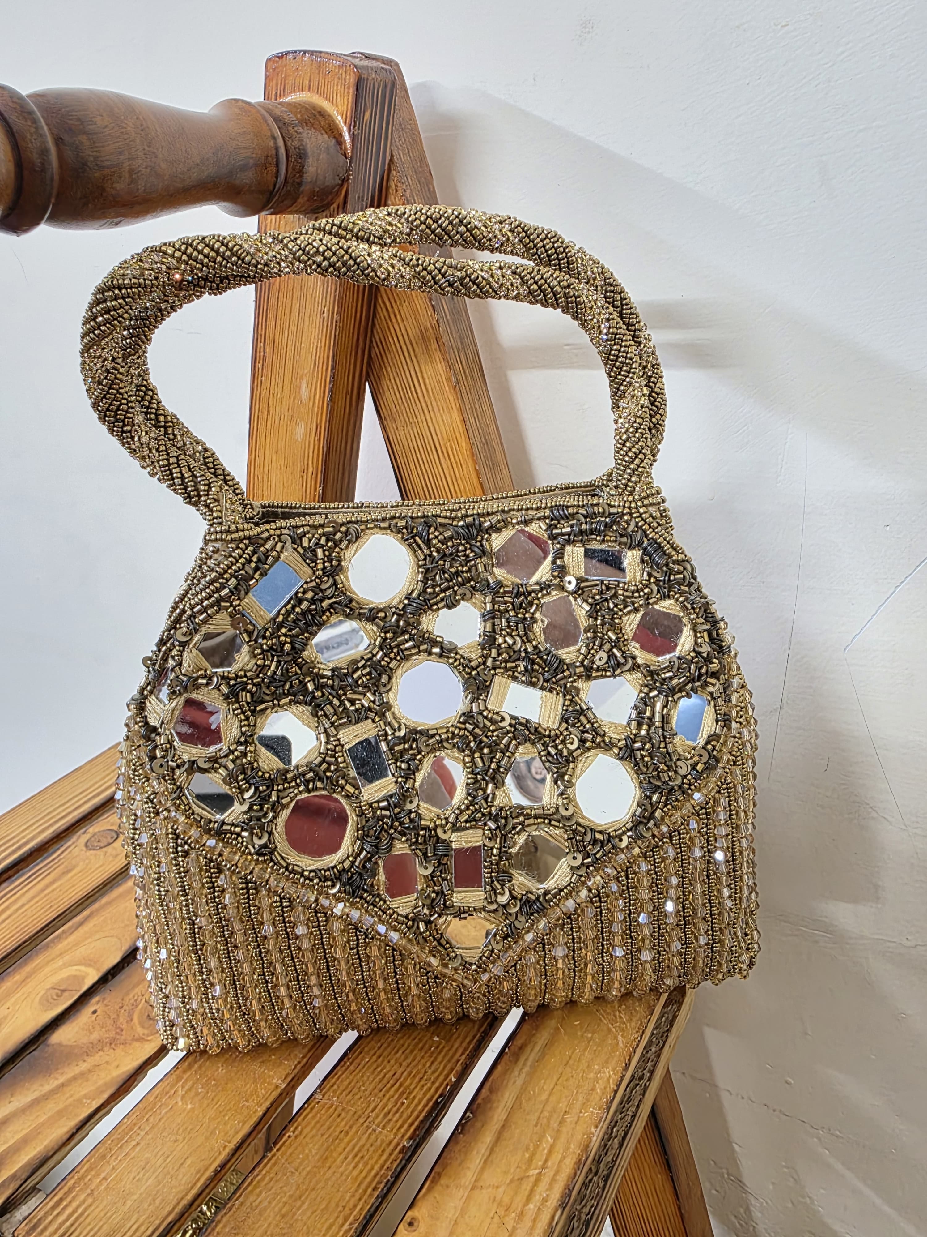 Embroidered Clutch