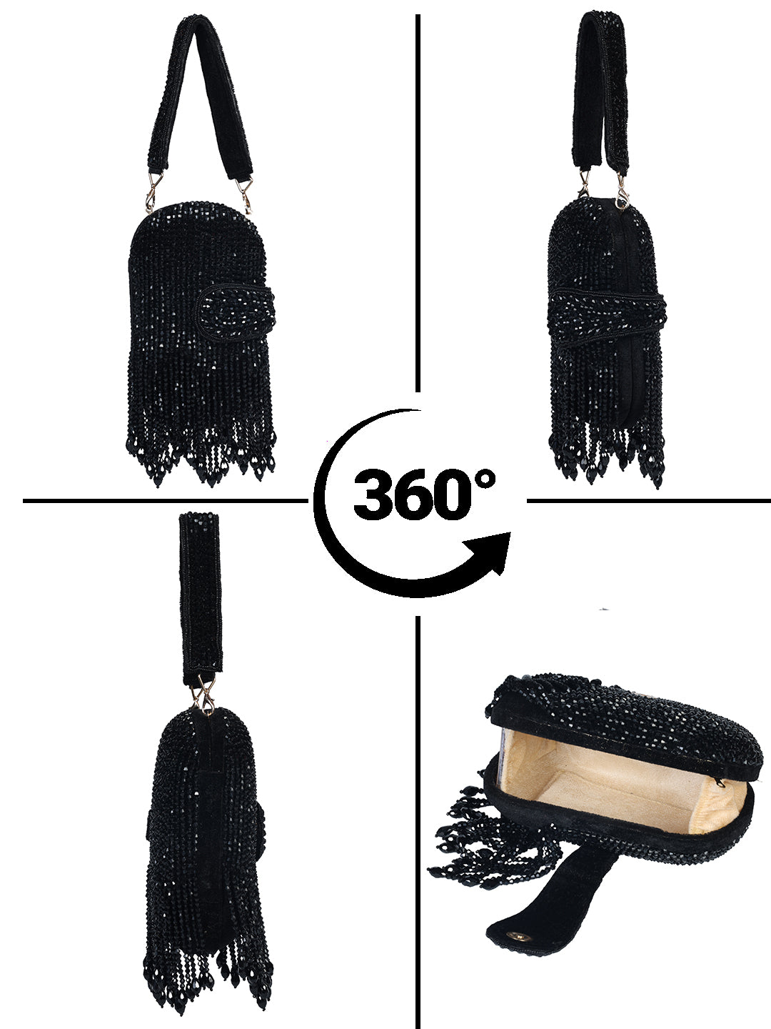 VRPS Embroidered Clutch | Handcrafted Ethnic Bag | SWIS-2118 | Additional Angle