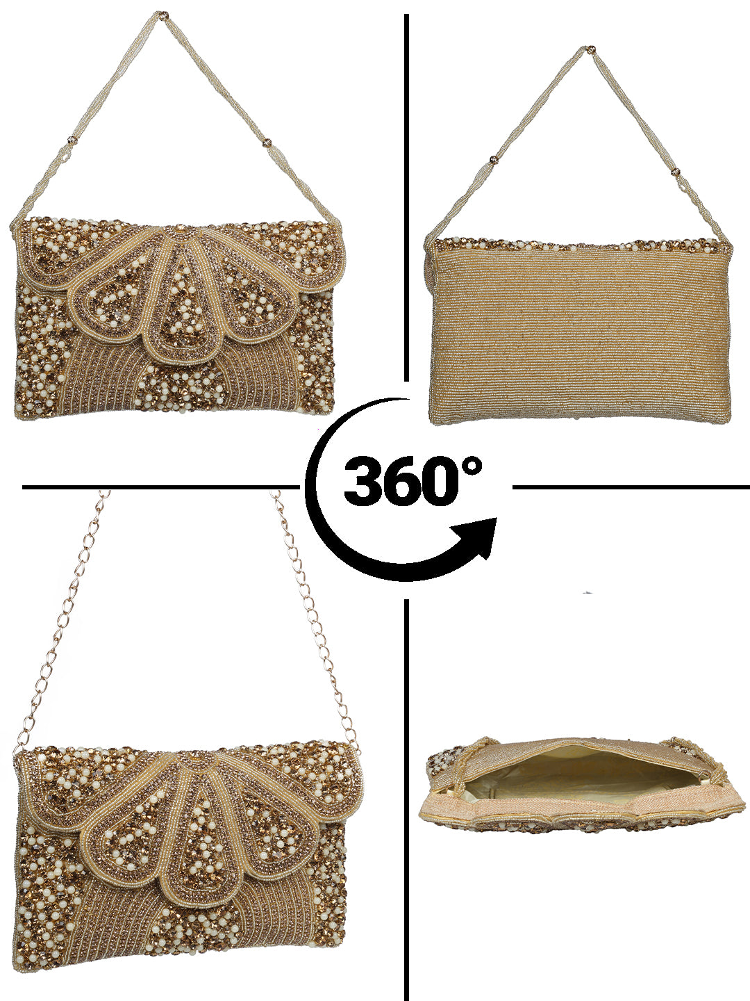 VRPS Flap Bag | Handcrafted Ethnic Bag | SWIS-4009 | Additional Angle