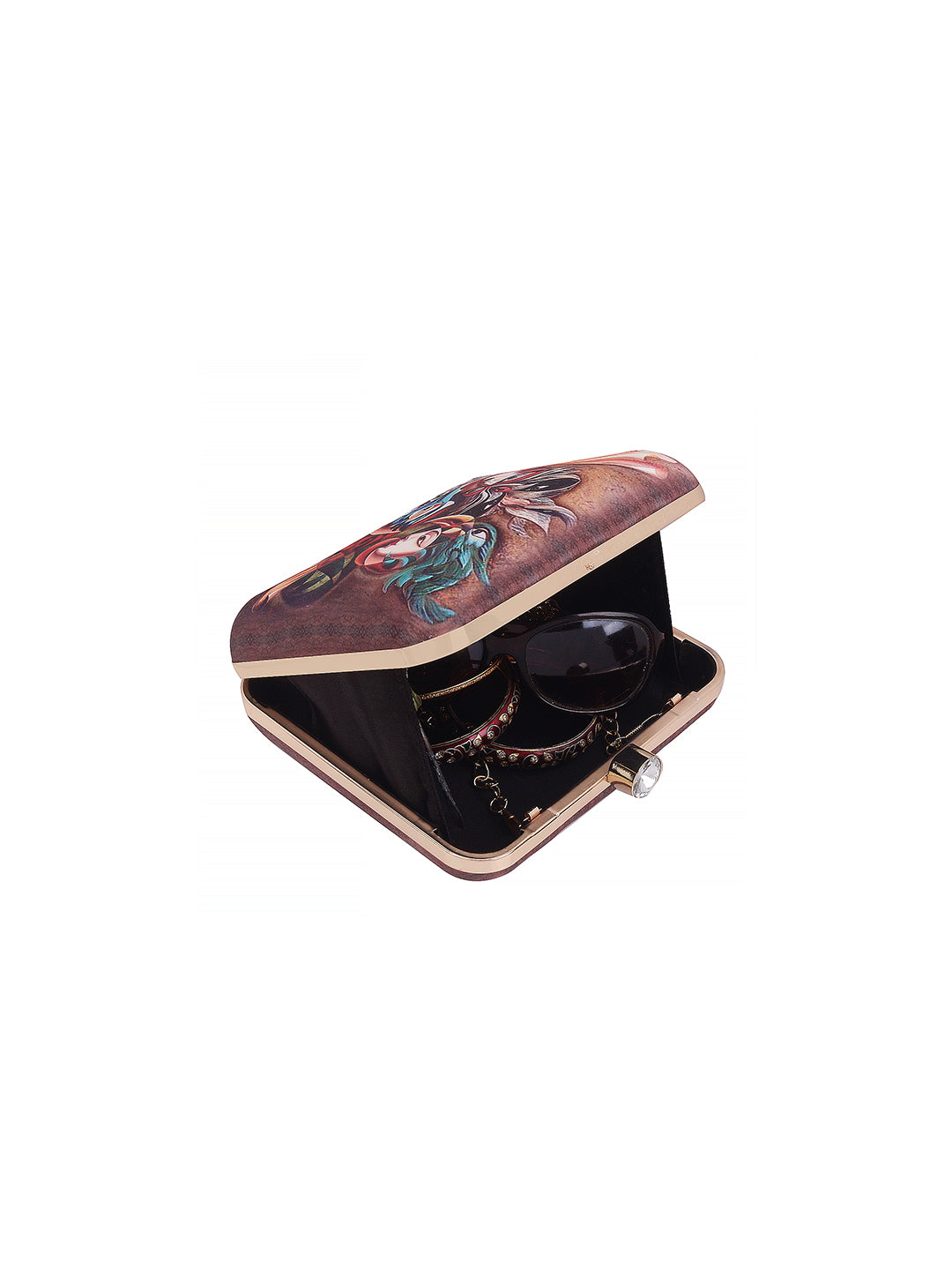 VRPS Printed Clutch | Handcrafted Ethnic Bag | SWIS-521 | Additional Angle