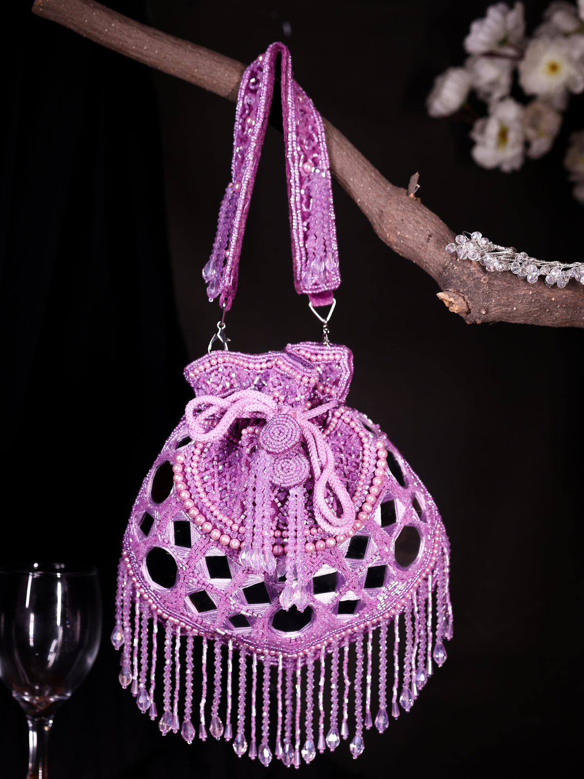 VRPS Potli Bag | Handcrafted Ethnic Bag | SWIS-2215 | Additional Angle