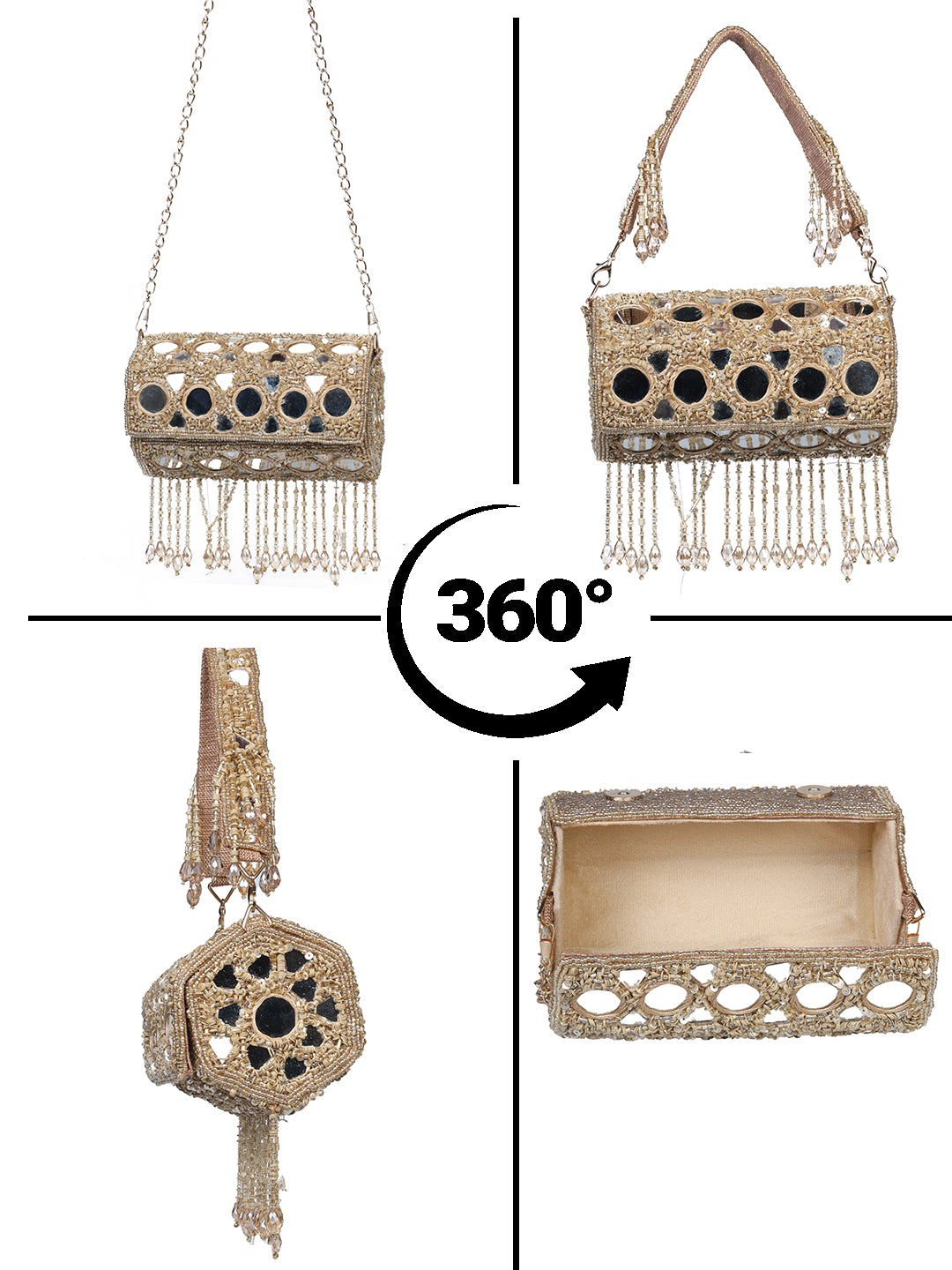 VRPS Flap Bag | Handcrafted Ethnic Bag | SWIS-2197 | Additional Angle