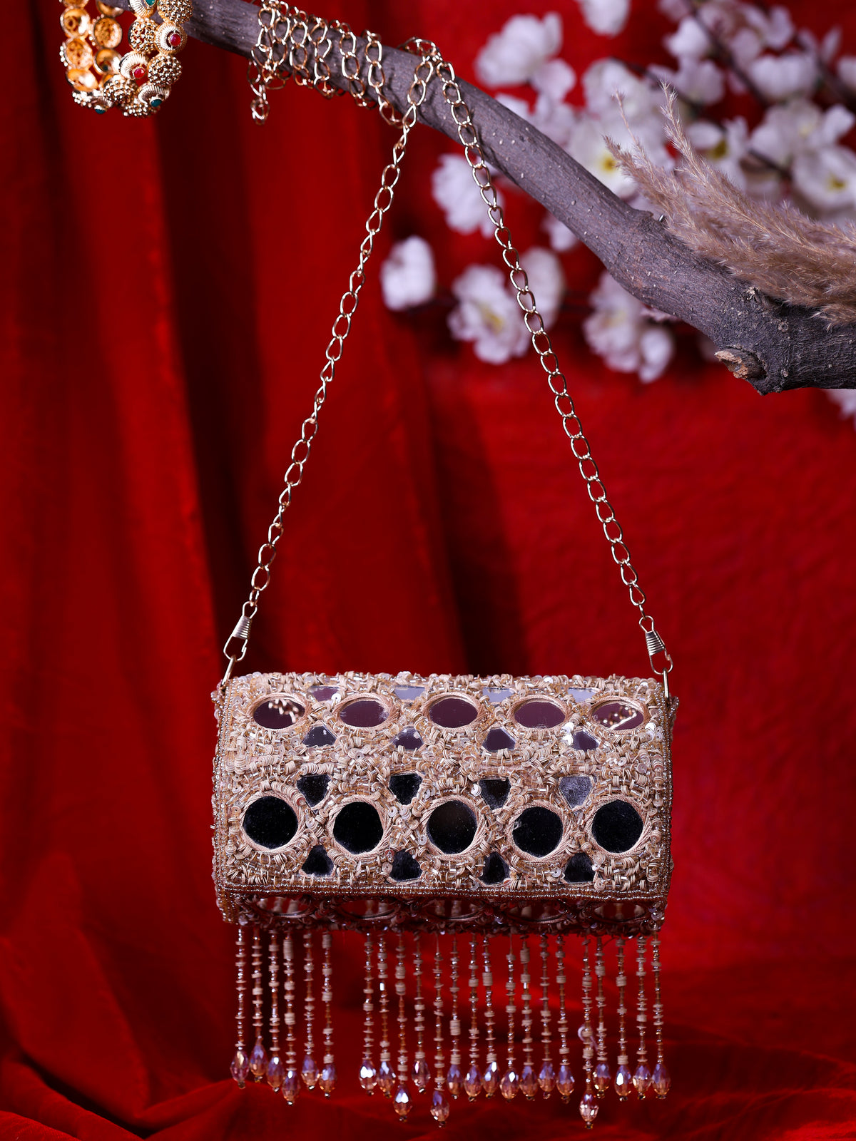 VRPS Flap Bag | Handcrafted Ethnic Bag | SWIS-2197 | Additional Angle
