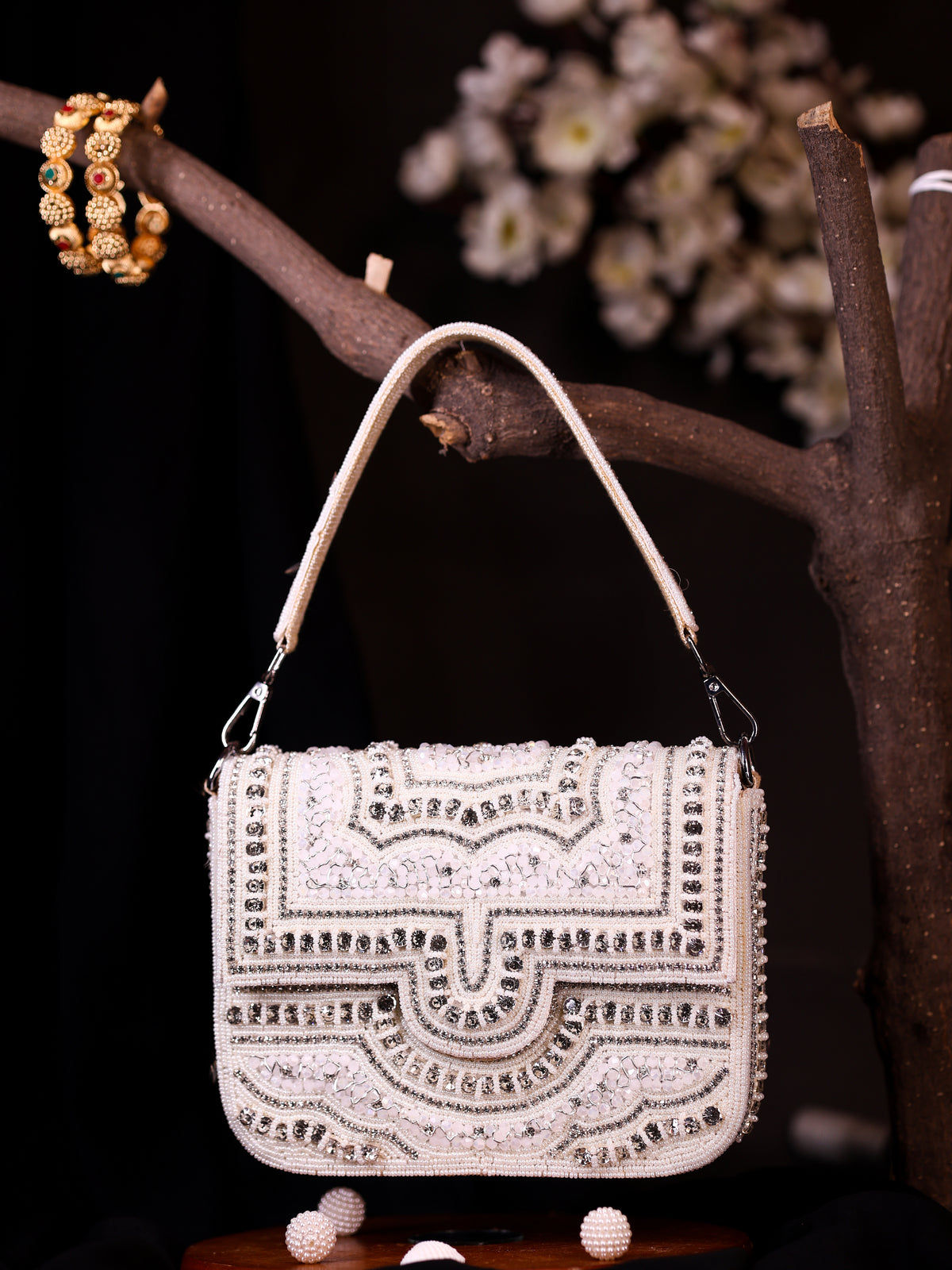 VRPS Flap Bag | Handcrafted Ethnic Bag | SWIS-2358 | Additional Angle