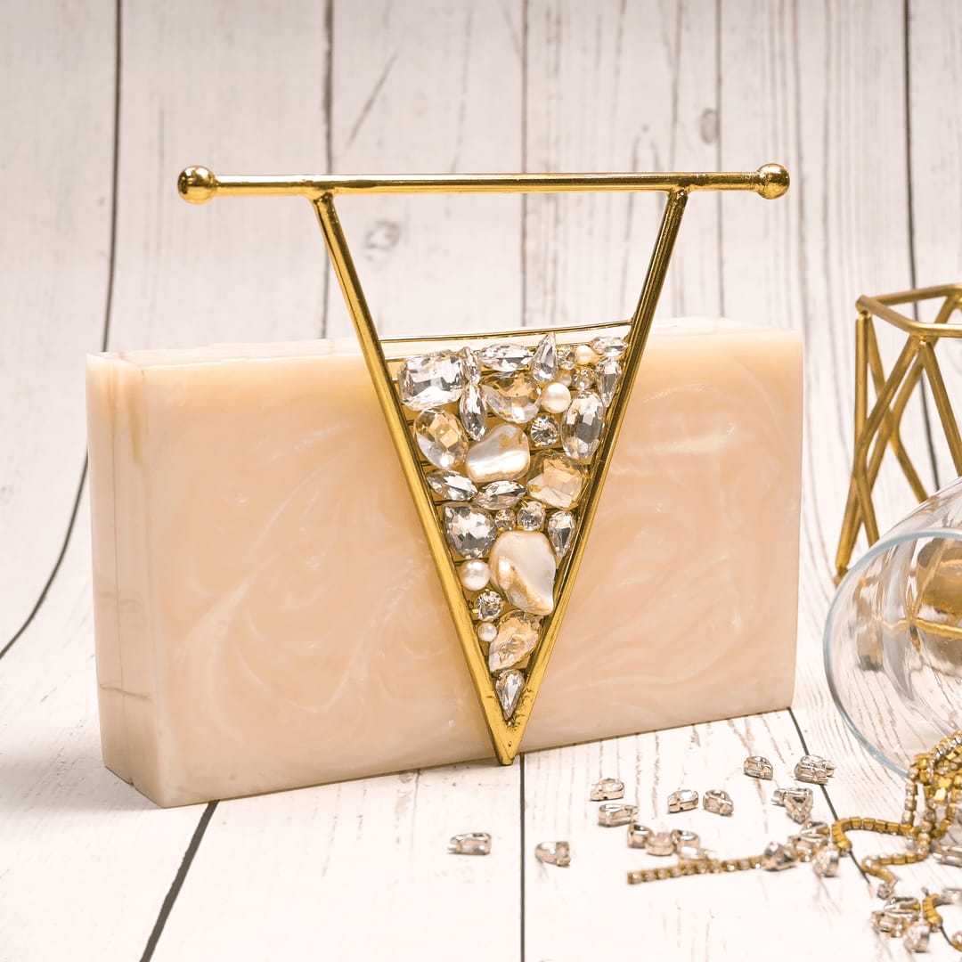 SWISNI RESIN CLUTCH BAG