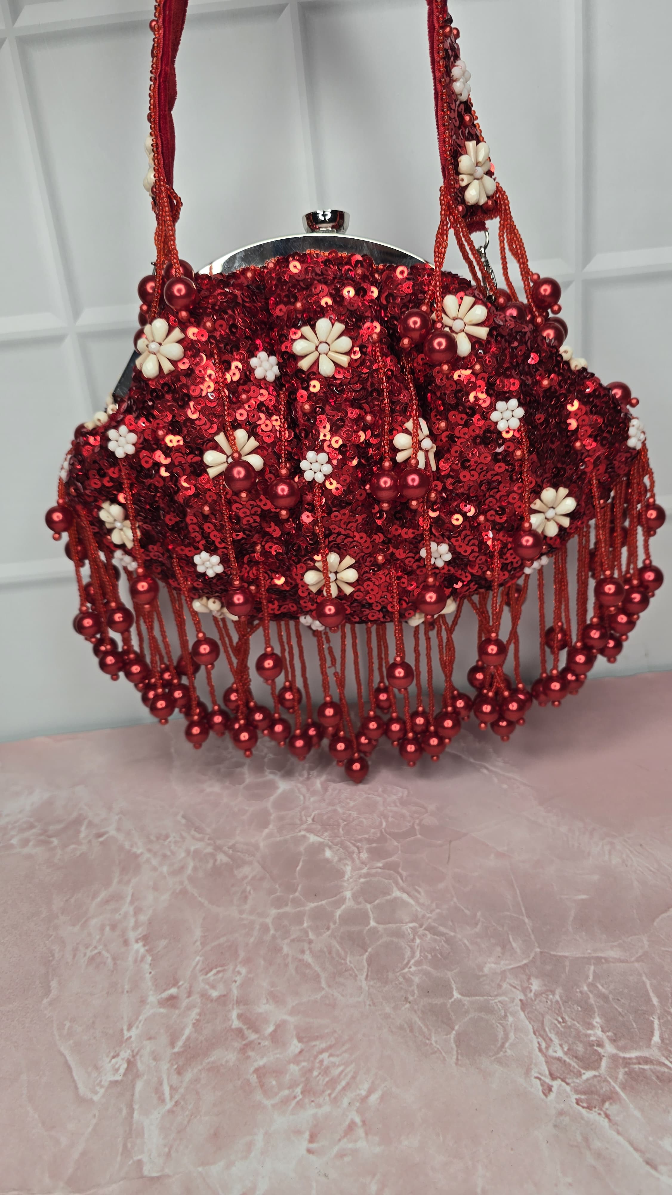 Red Batua Bag