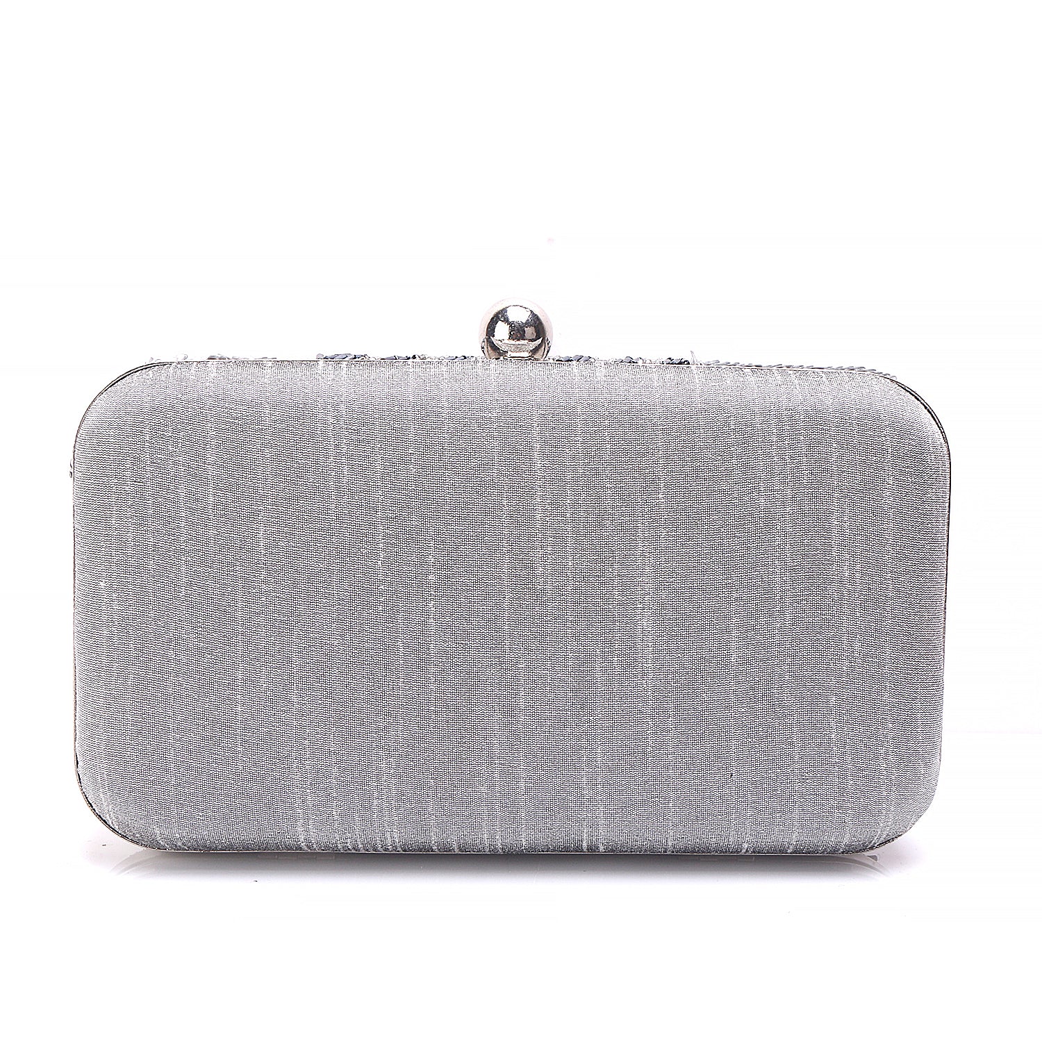 stylish sequins rectangle clutch