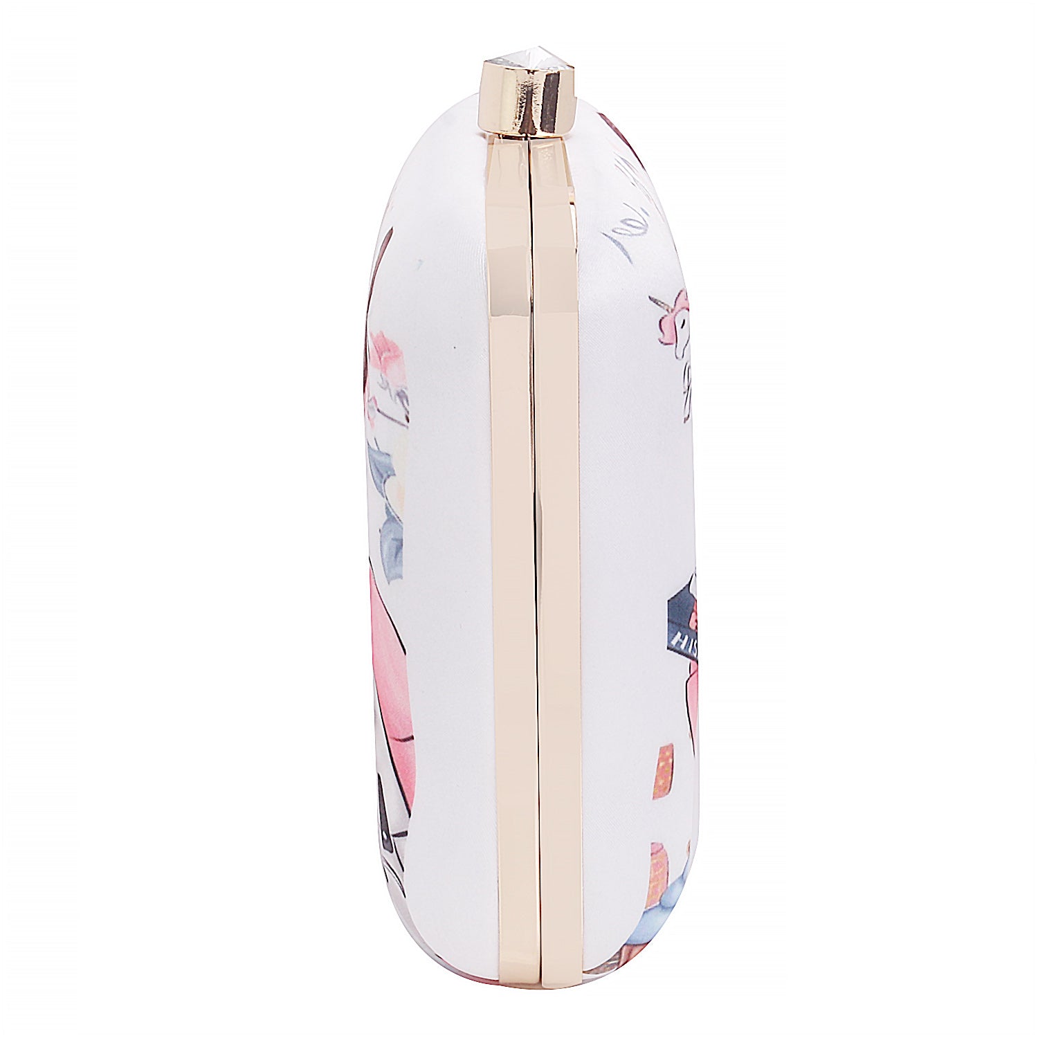 Girl With Take Book Nd Bag Print Design Box Clutch Bag For Girls