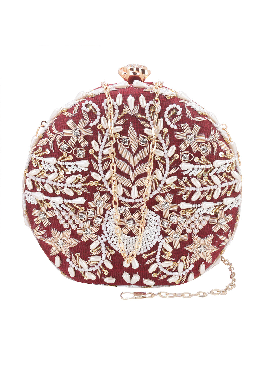 VRPS Embroidered Clutch | Handcrafted Ethnic Bag | SWIS-875 | Additional Angle