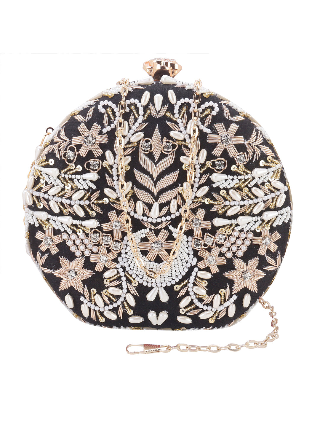 VRPS Embroidered Clutch | Handcrafted Ethnic Bag | SWIS-874 | Additional Angle