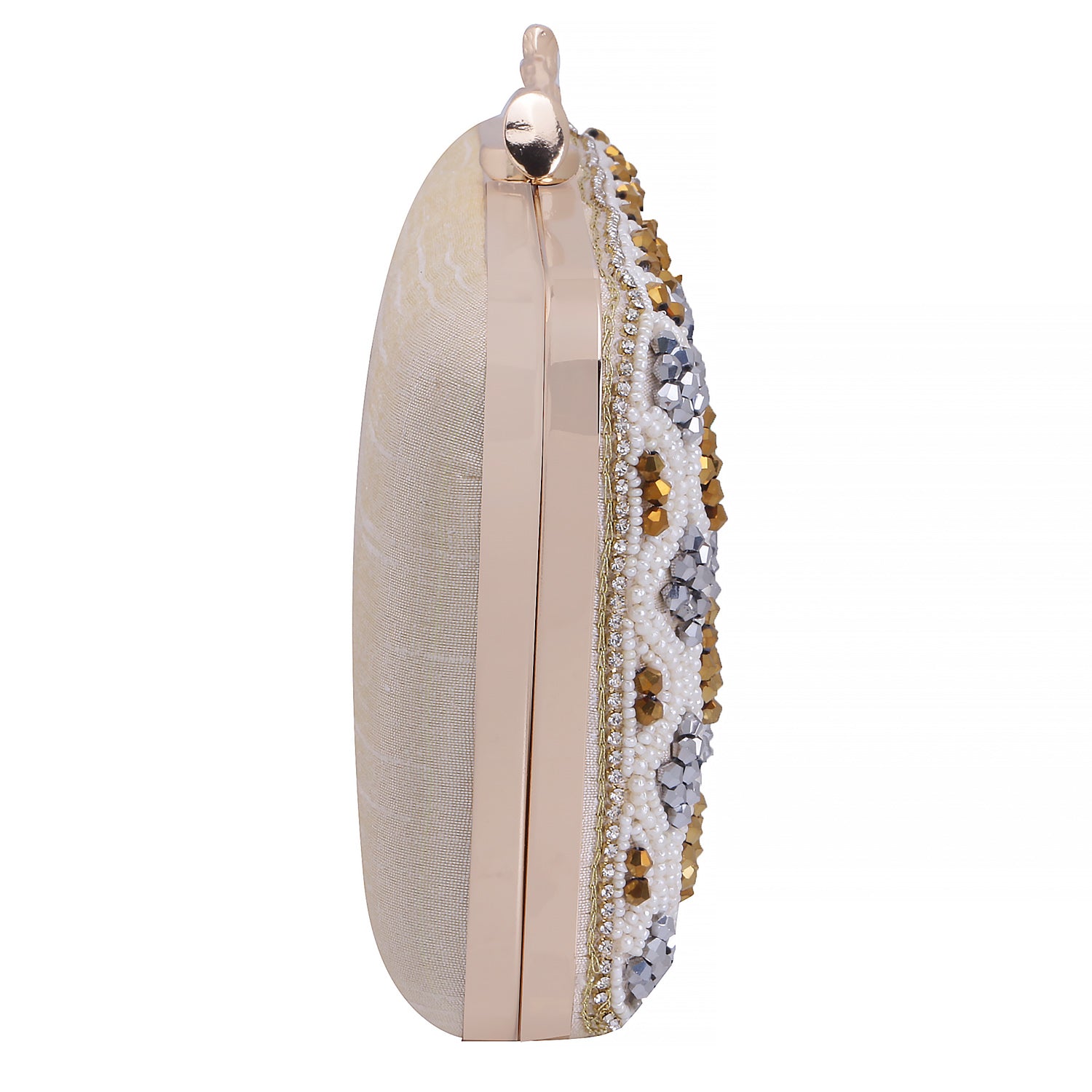 embroidered clutch
