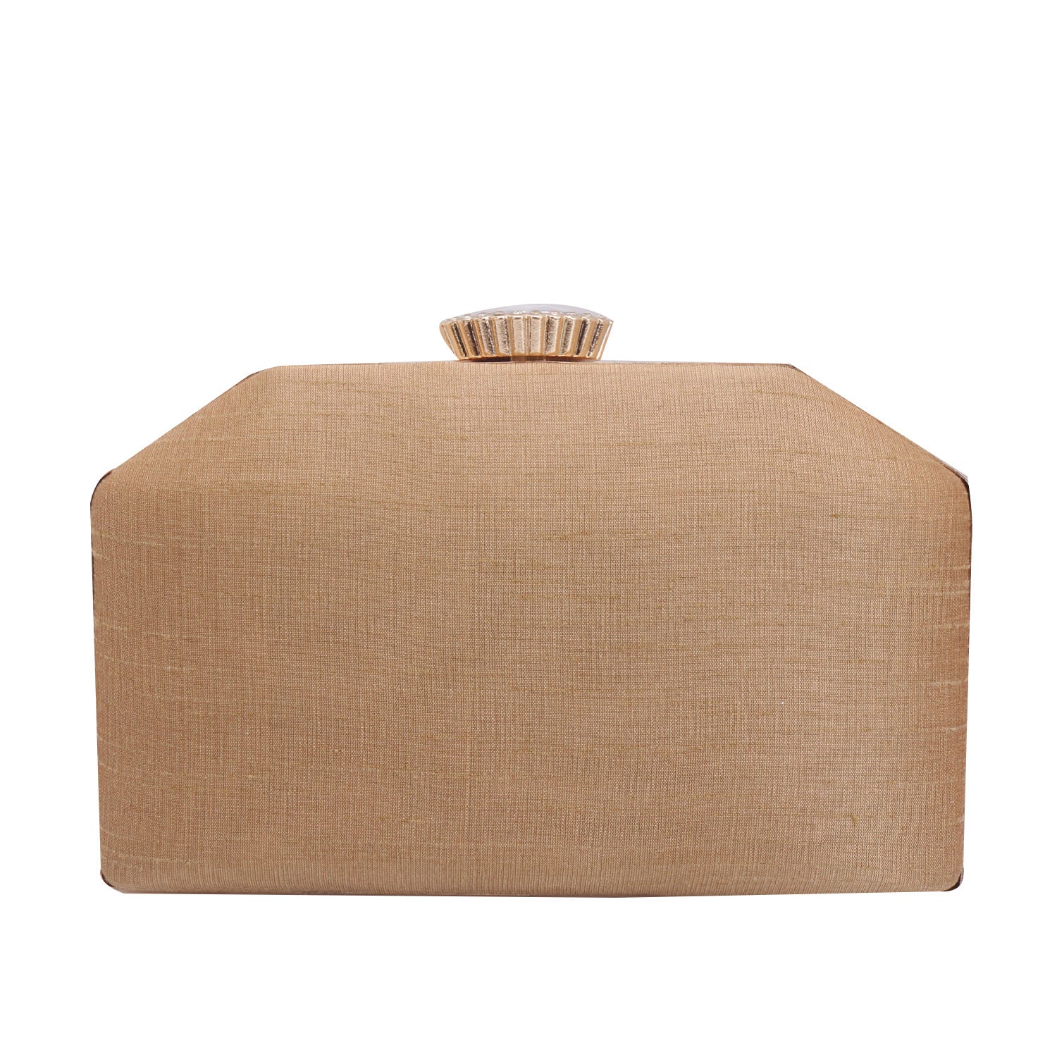Embroidered Box Clutch For Casual Use