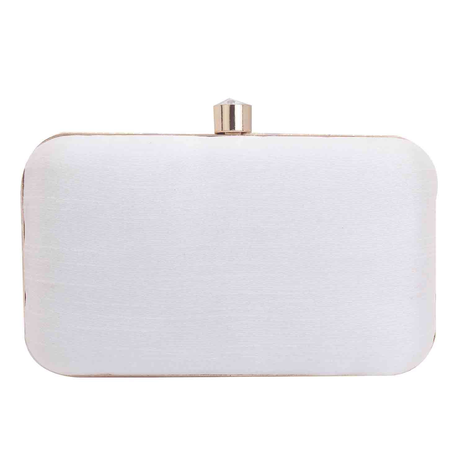 Pearl Box Clutch For Casual Use