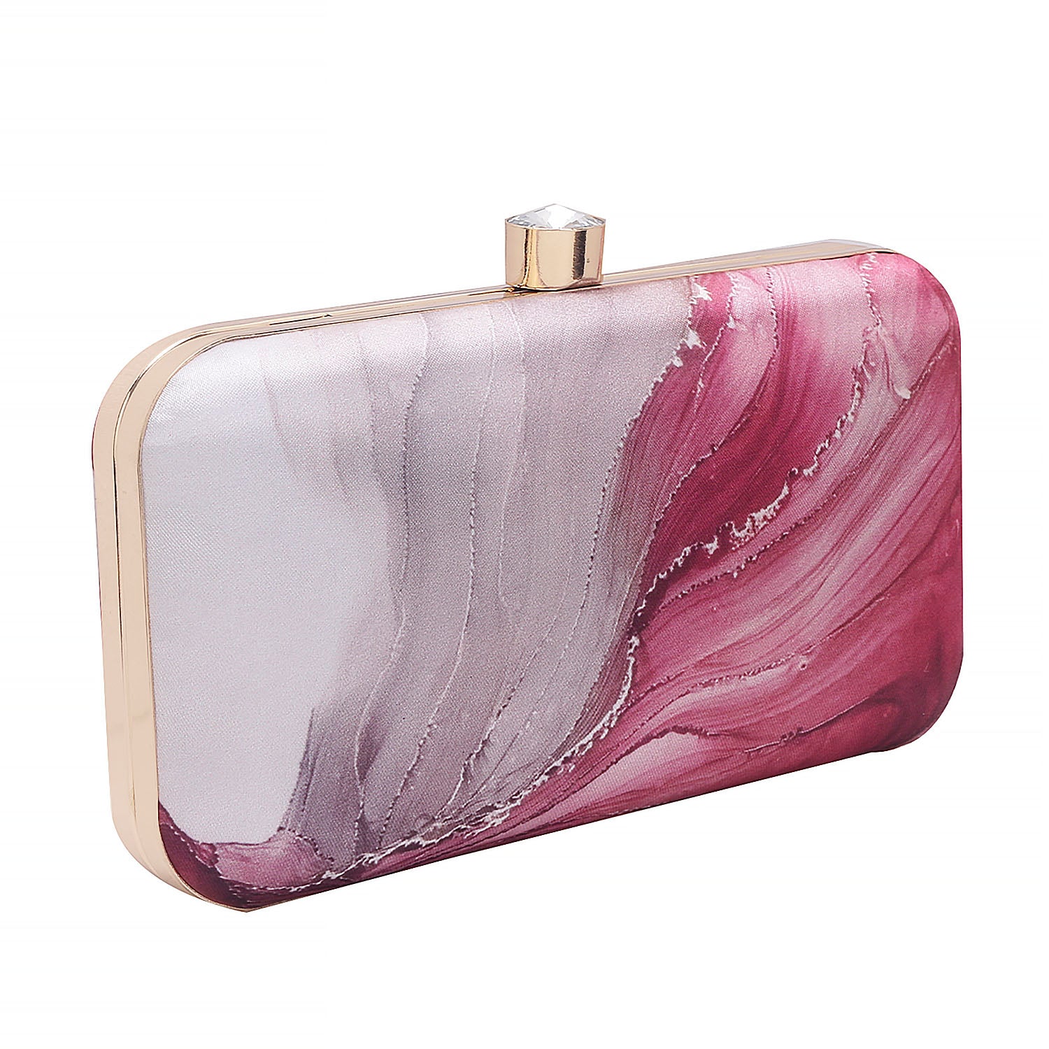 Printed Box Clutch For Casual Use