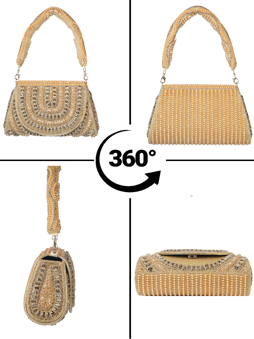 VRPS Flap Bag | Handcrafted Ethnic Bag | SWIS-1711 | Additional Angle