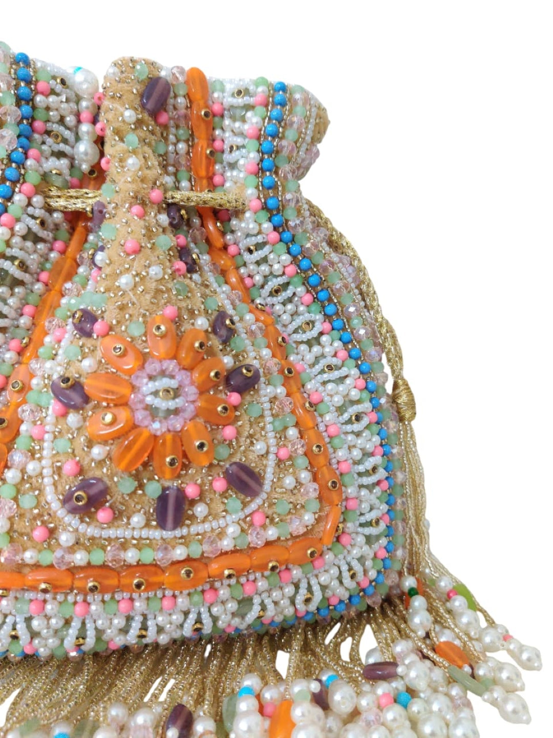 VRPS Potli Bag | Handcrafted Ethnic Bag | SWIS-3740 | Additional Angle