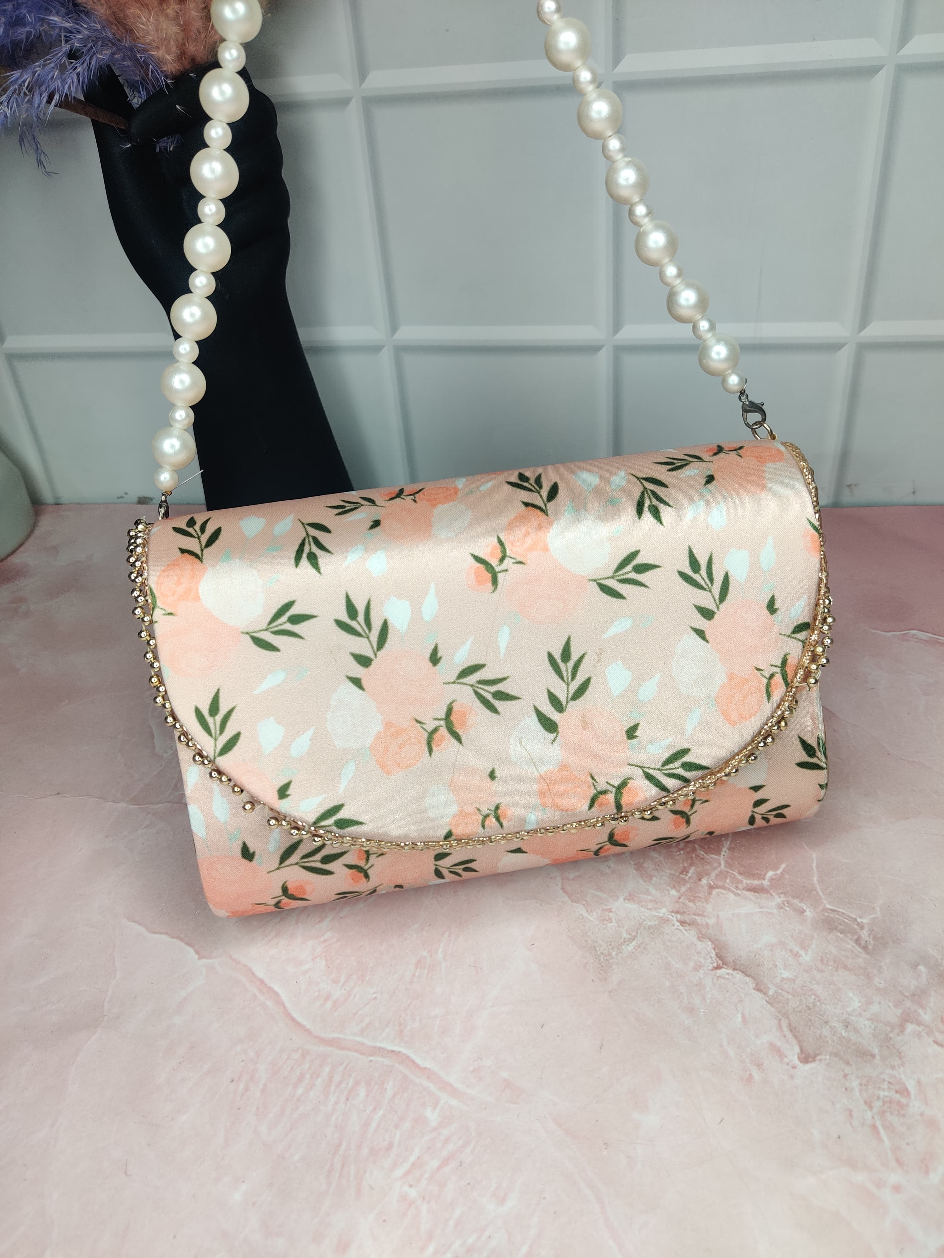 Floral Flap Bag