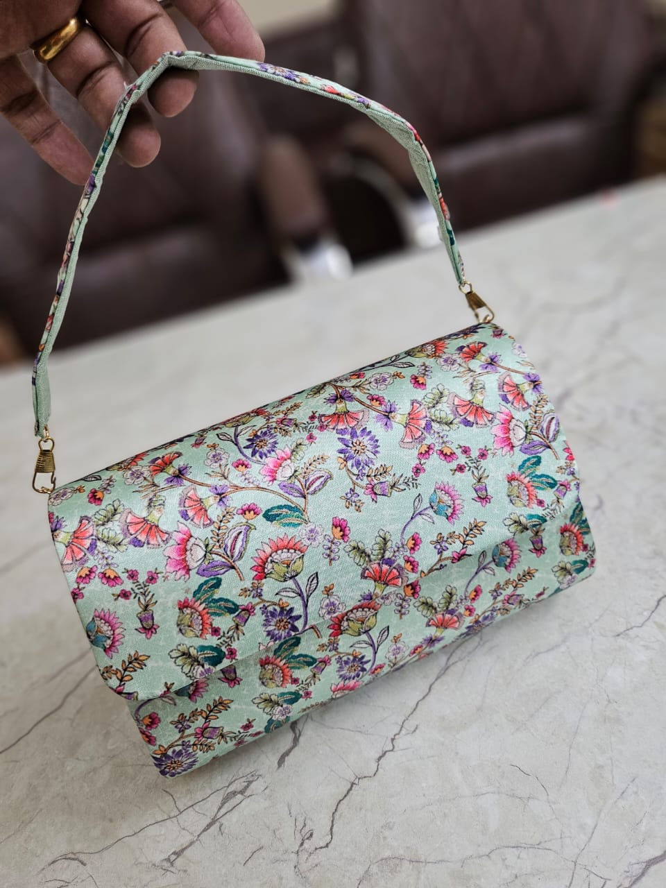 Floral Flap Bag
