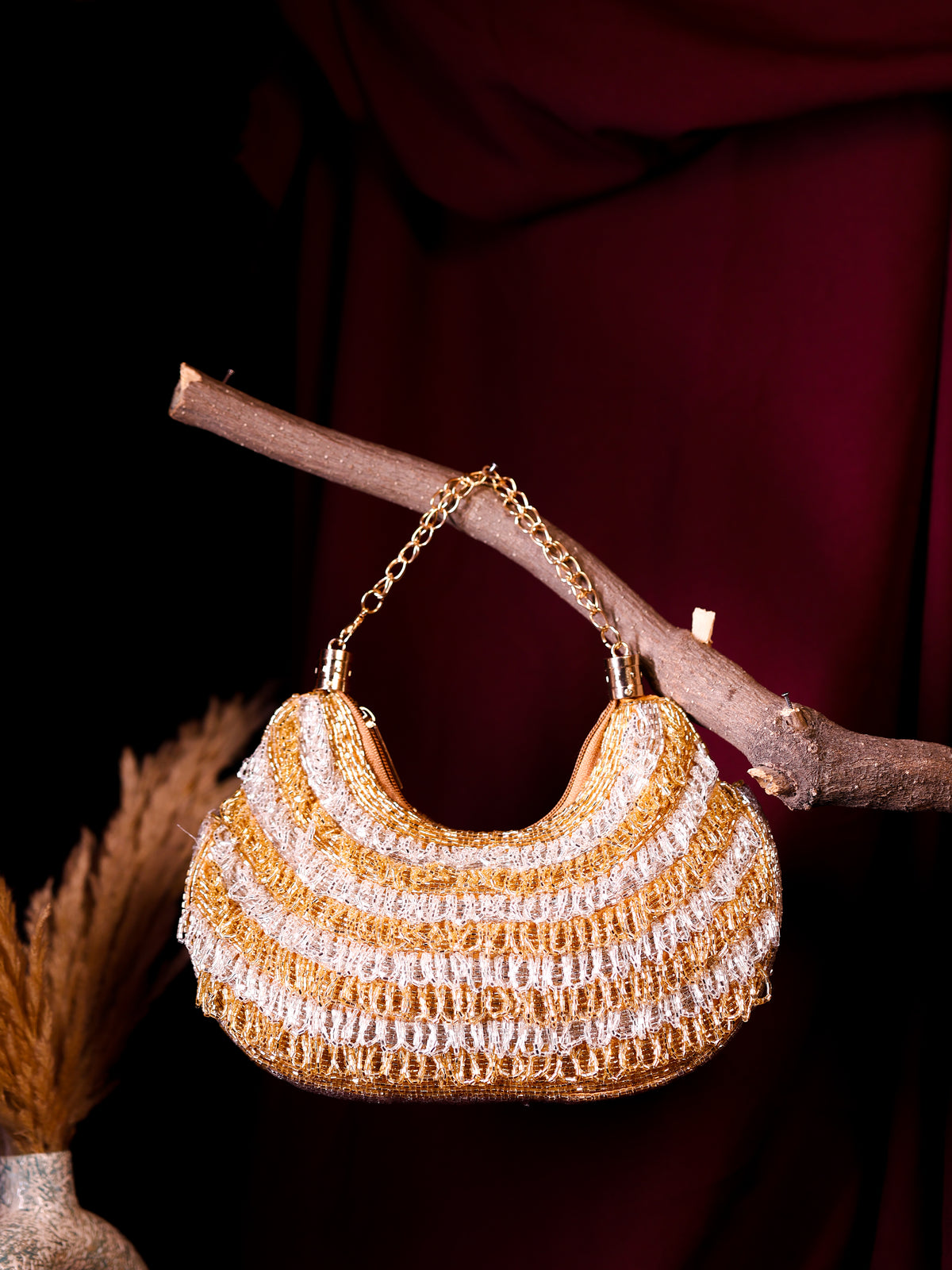 VRPS Moon Bags | Handcrafted Ethnic Bag | SWIS-2434 | Additional Angle