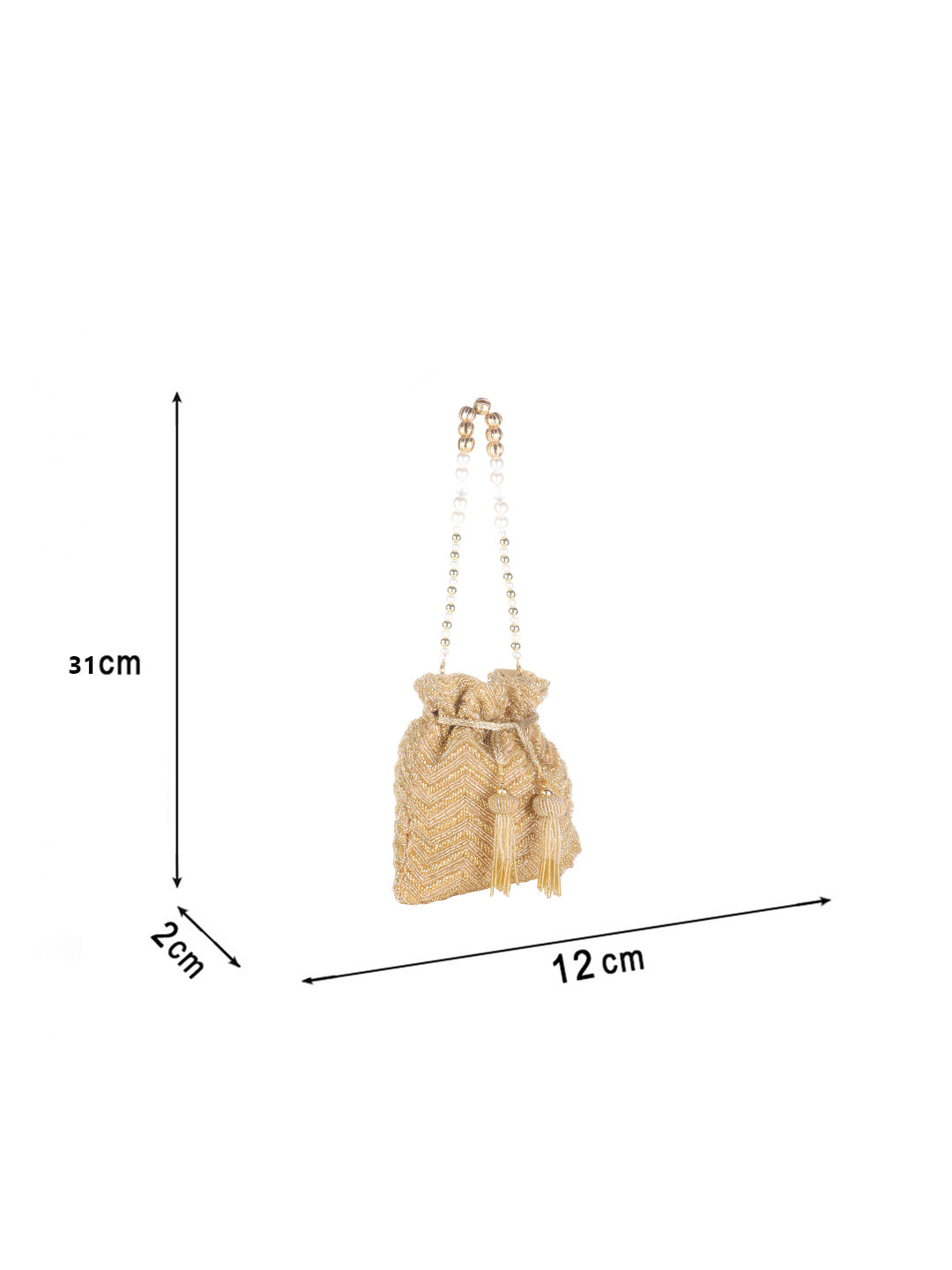 VRPS Potli Bag | Handcrafted Ethnic Bag | SWIS-883 | Additional Angle