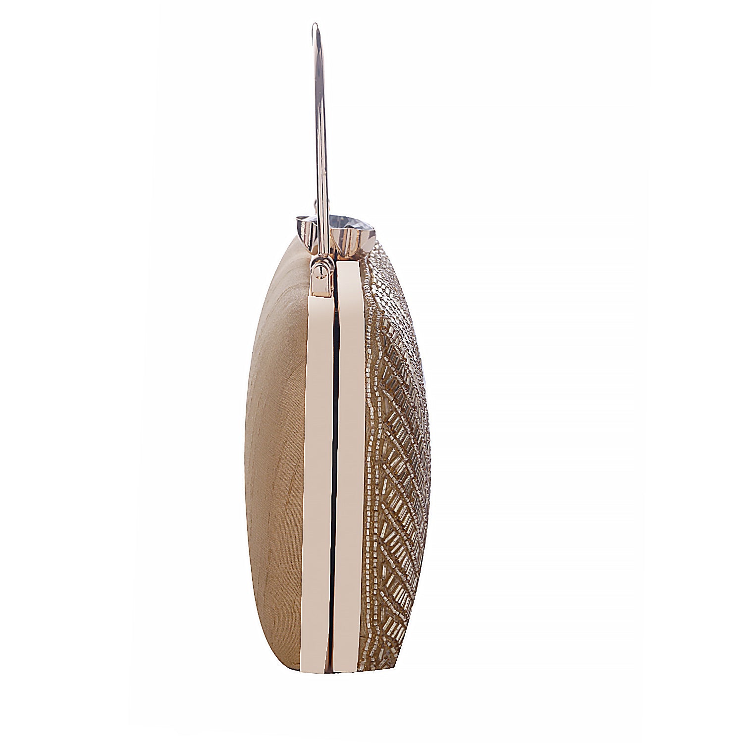 gold handle style clutch
