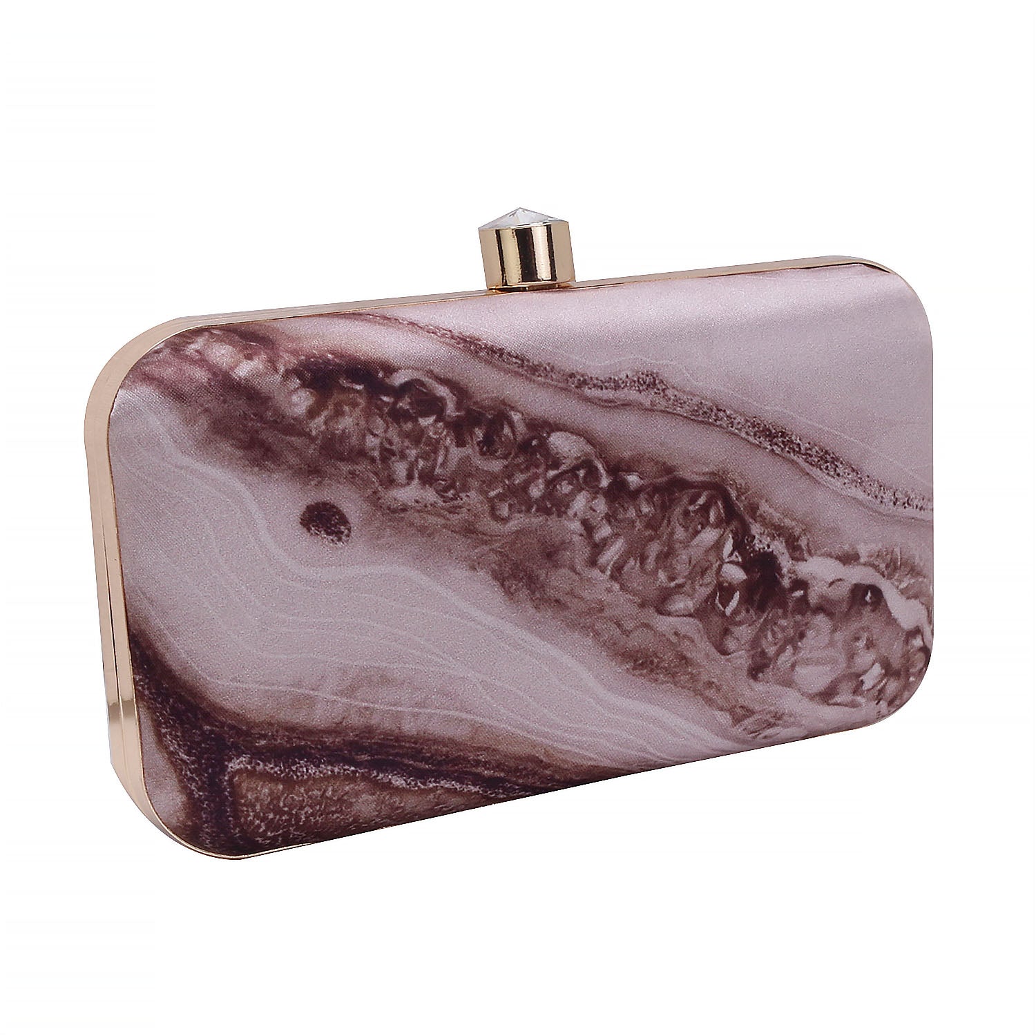 Printed Box Clutch For Casual Use