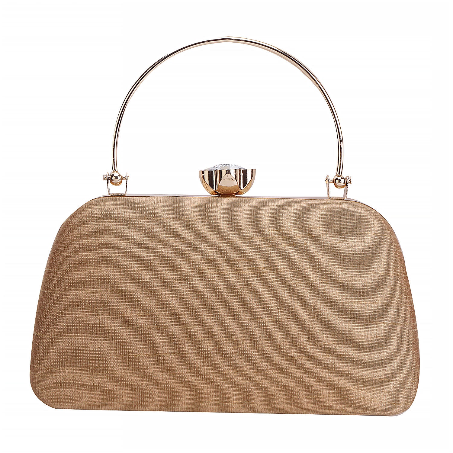 Embroidered Box Clutch For Casual Use