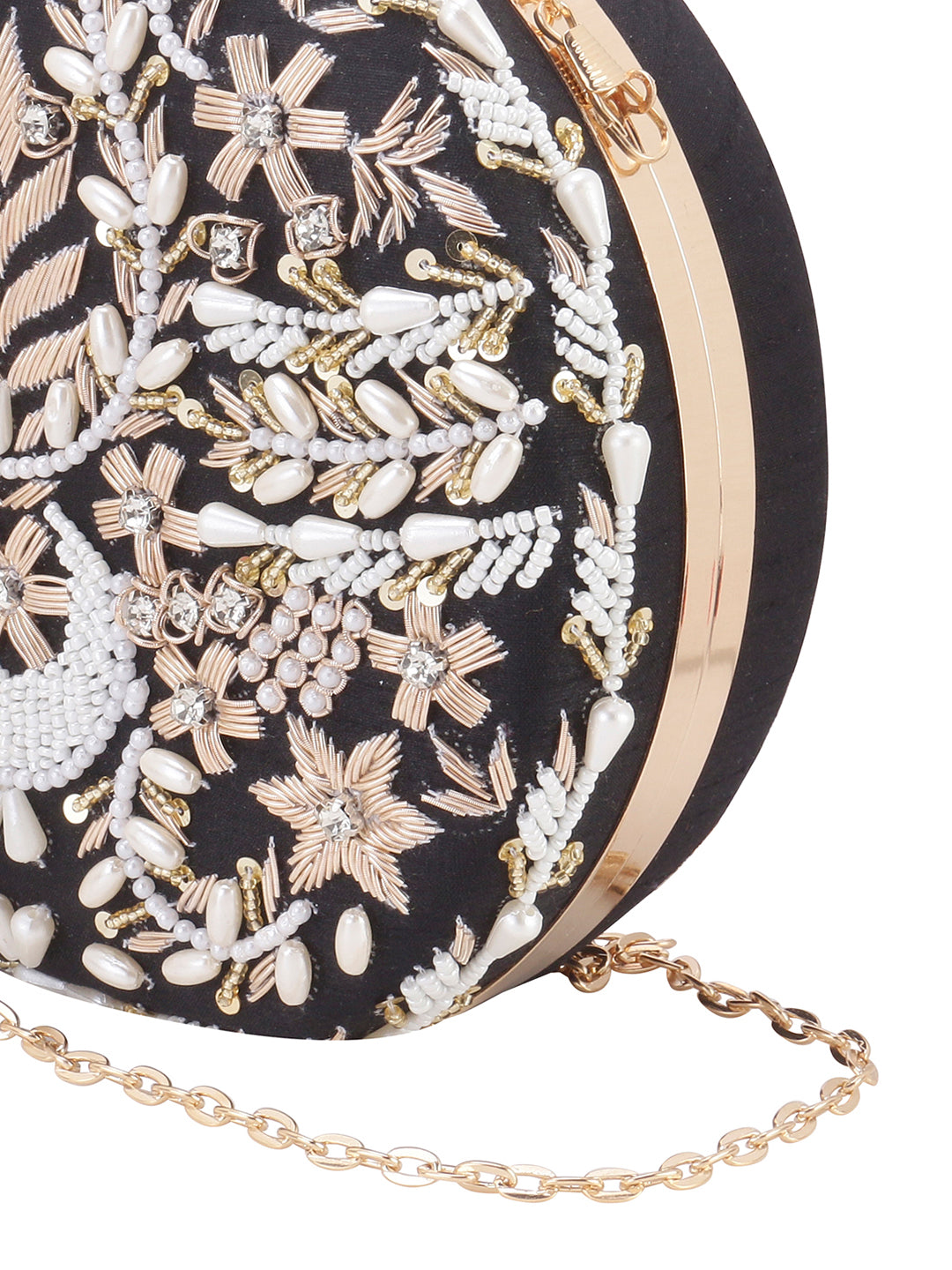 VRPS Embroidered Clutch | Handcrafted Ethnic Bag | SWIS-874 | Additional Angle