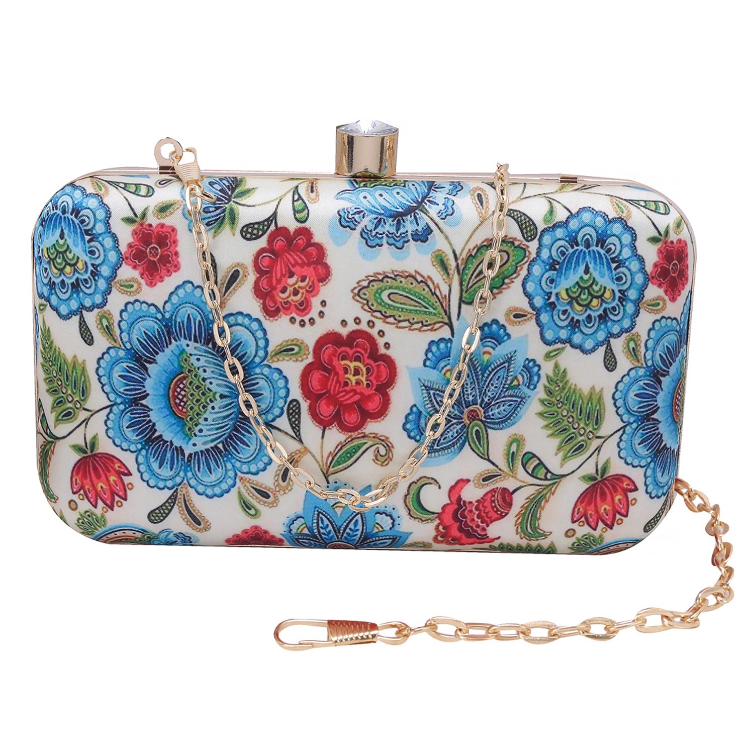 Floral Printed Clutch