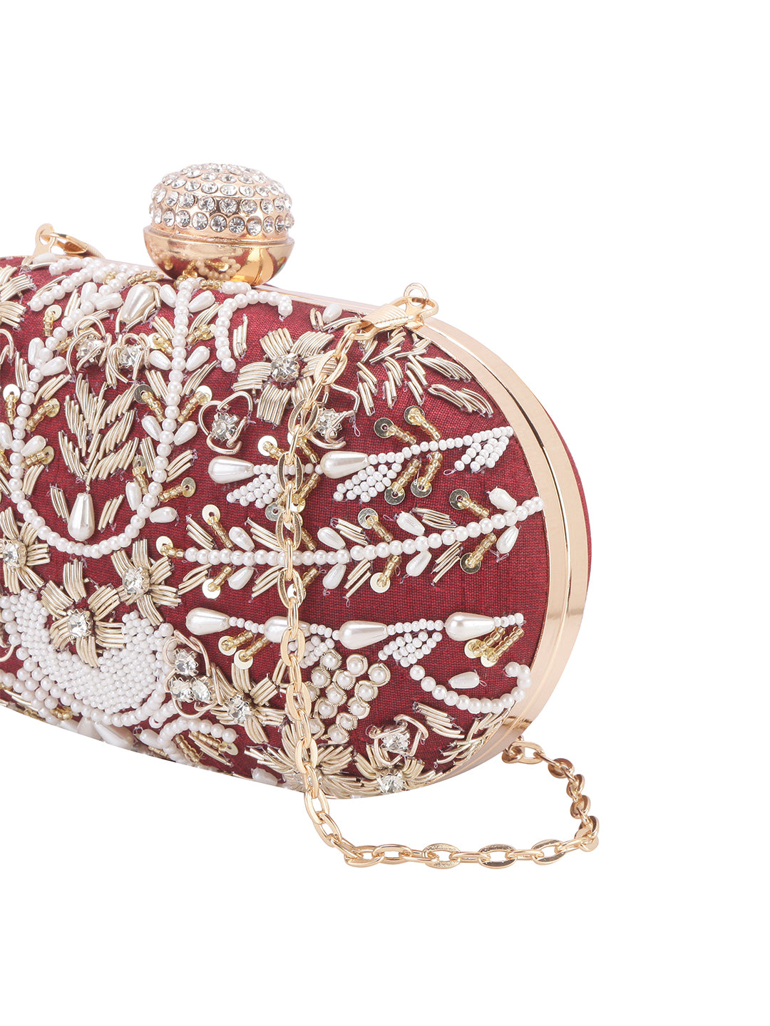 VRPS Embroidered Clutch | Handcrafted VRPS Embroidered Clutch | SWIS-115