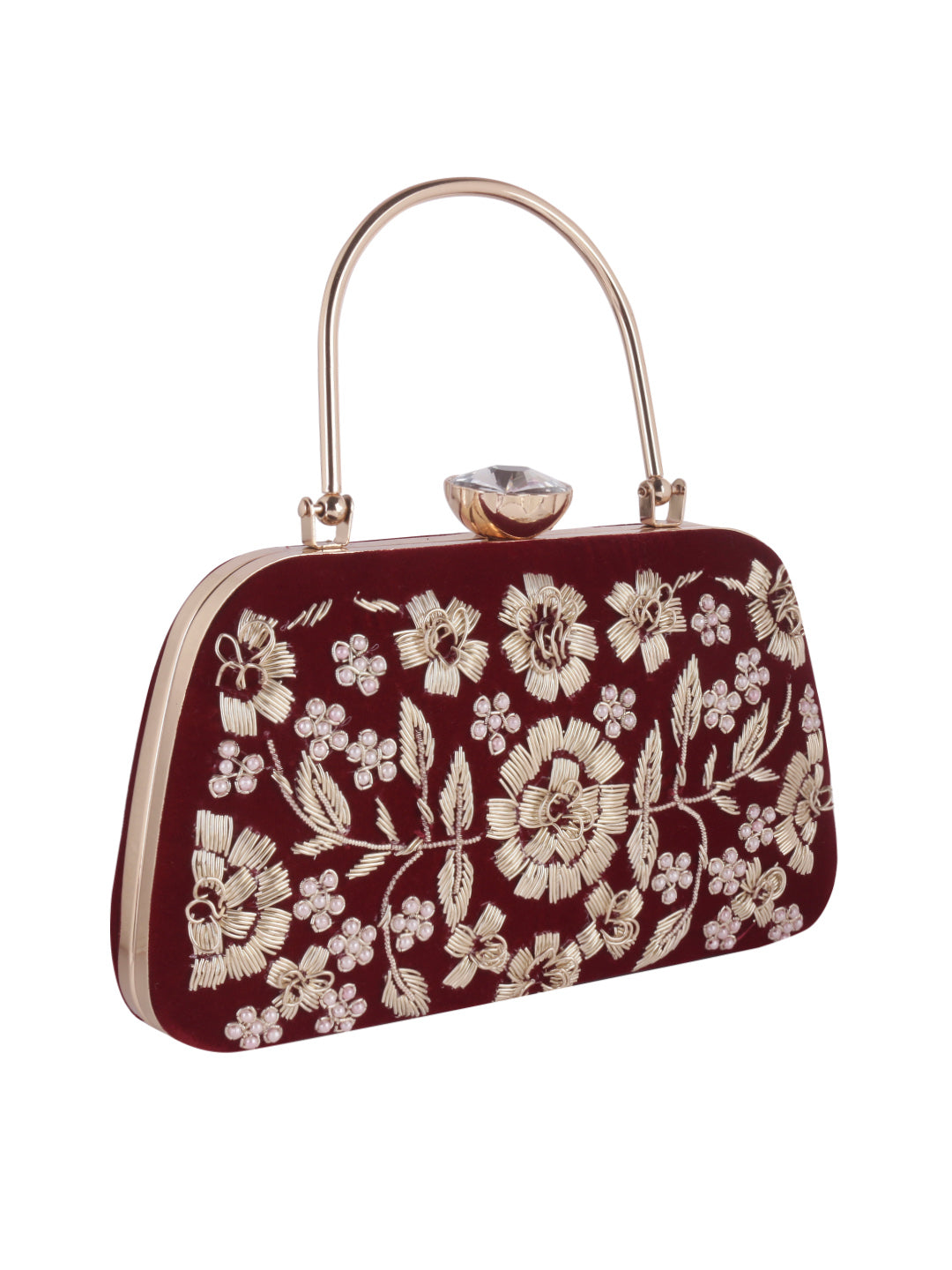 VRPS Embroidered Clutch | Handcrafted VRPS Embroidered Clutch | SWIS-1034