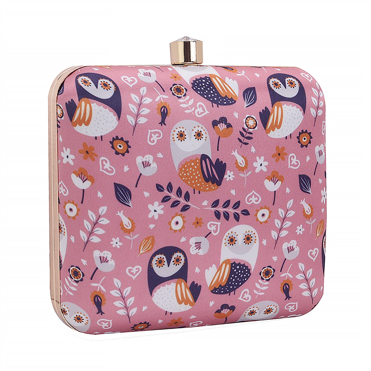 Stylish Printed Box Clutch For Girls And Women