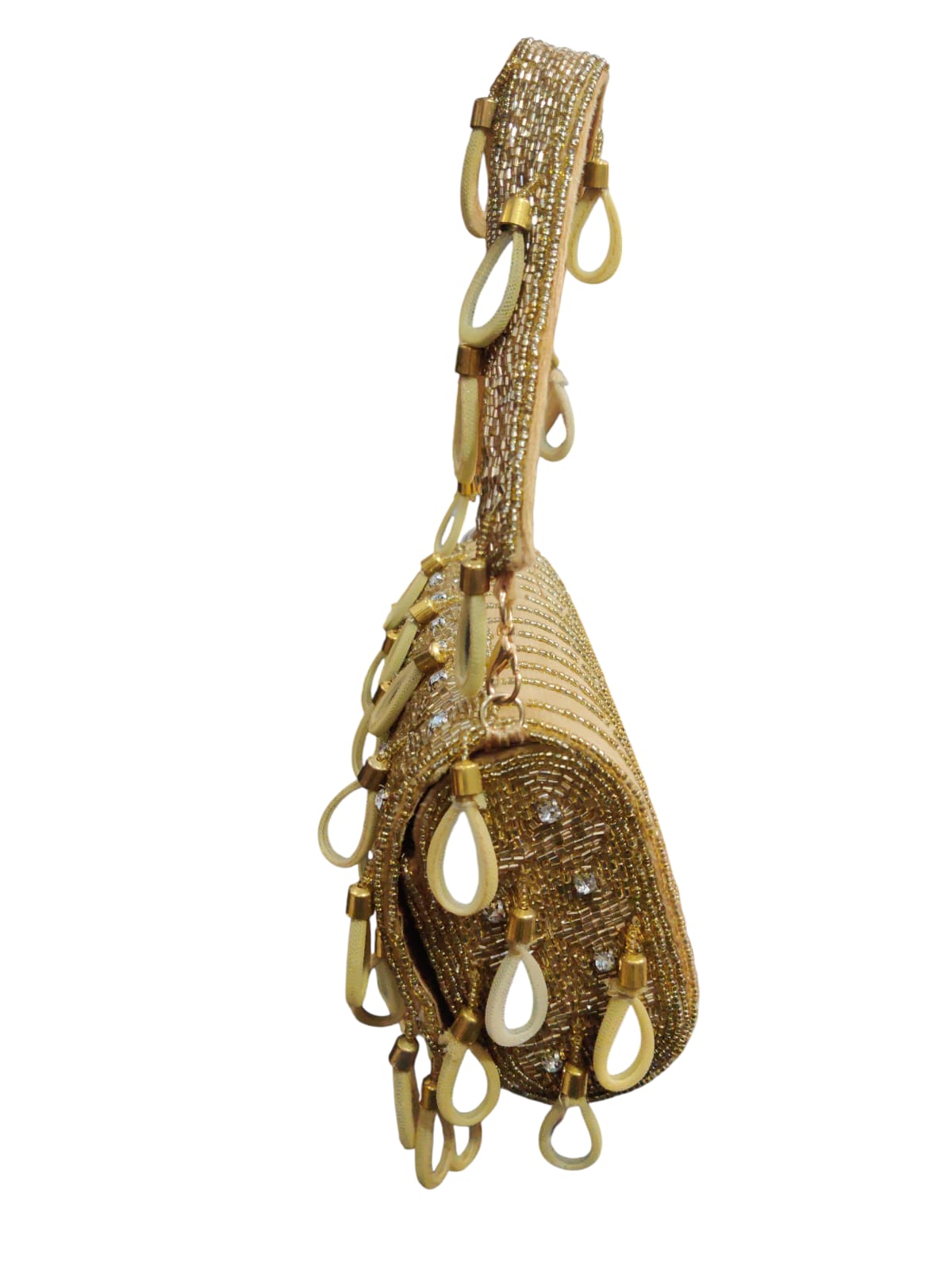 Golden Flap Bag