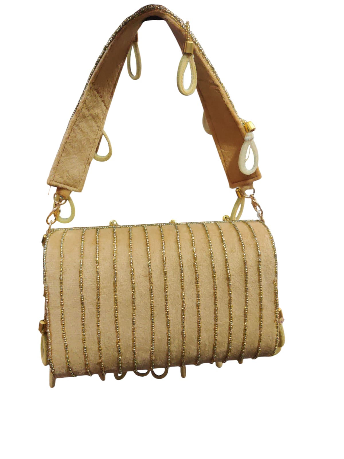 Golden Flap Bag