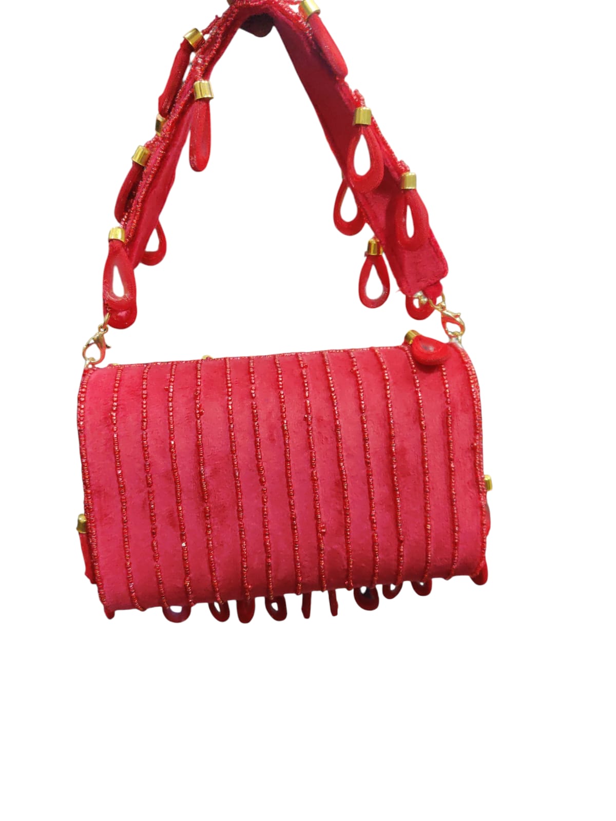 Red Flap Bag
