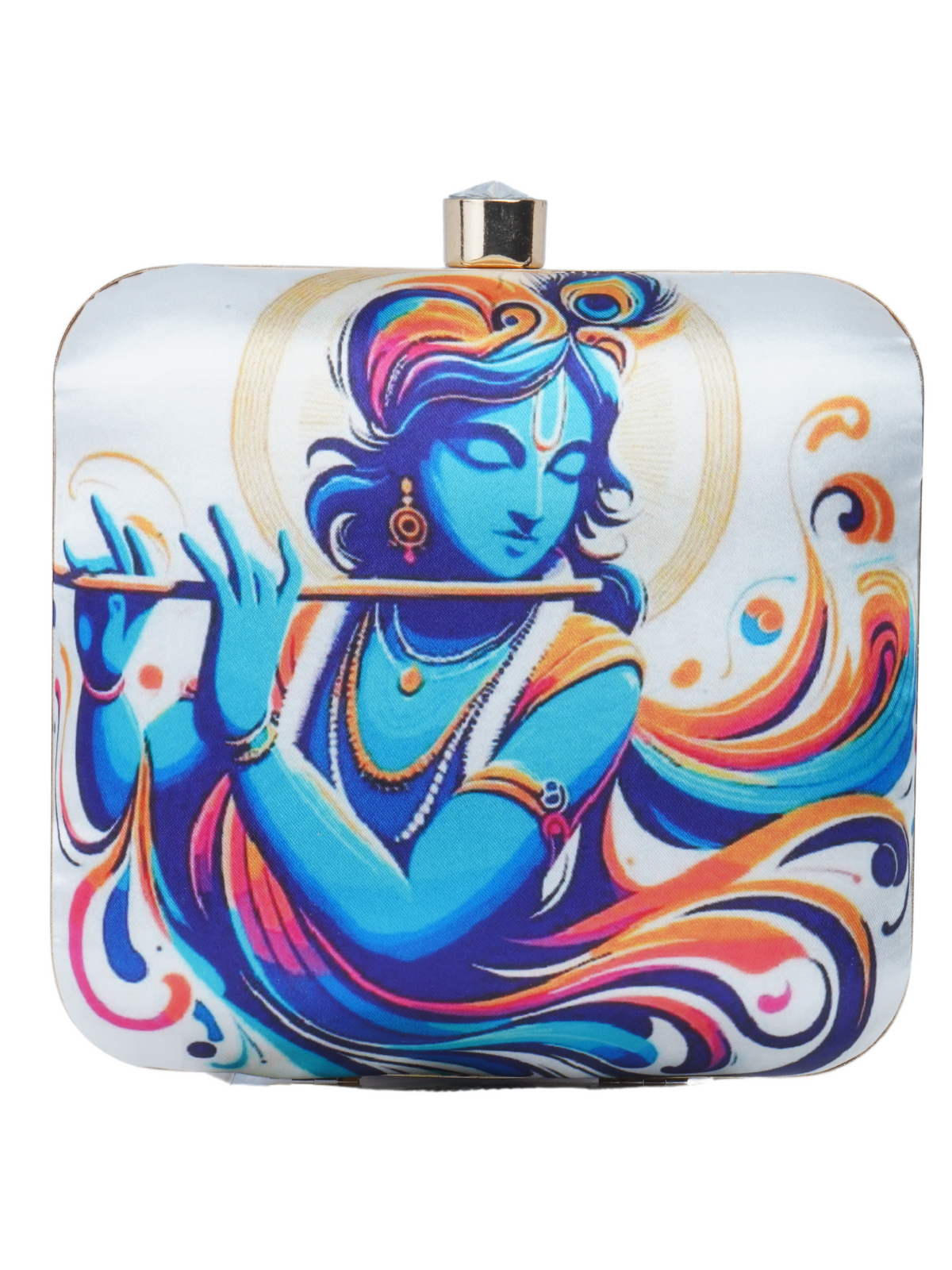VRPS Printed Clutche | Handcrafted Ethnic Bag | SWIS-2083 | Additional Angle