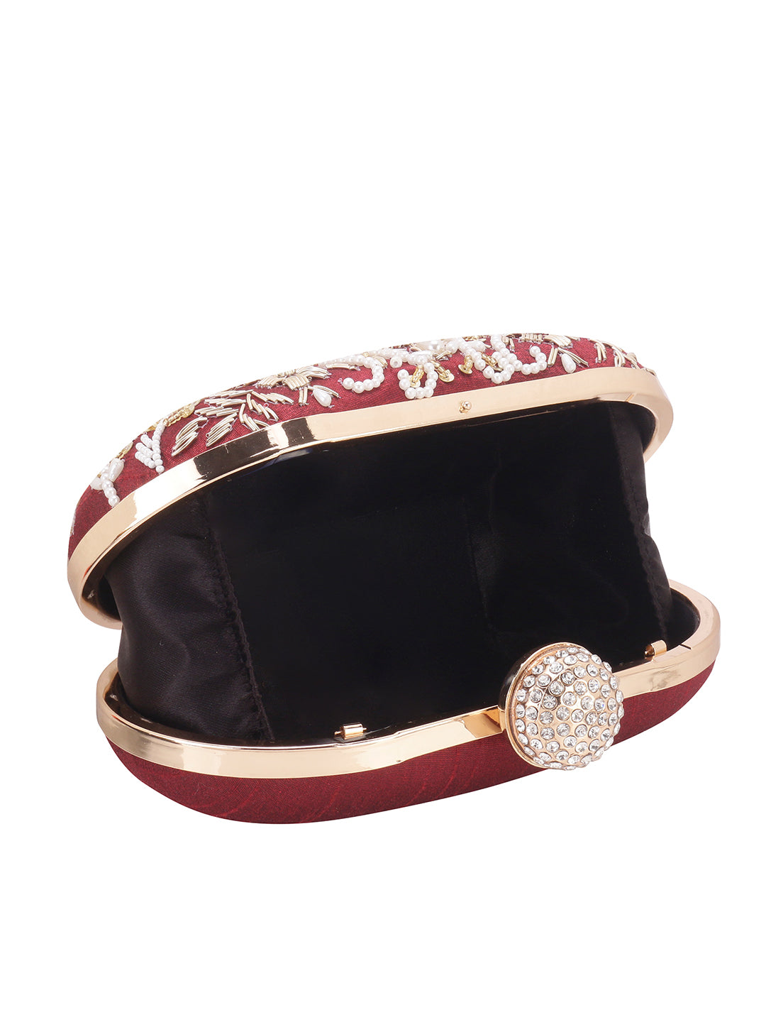 VRPS Embroidered Clutch | Handcrafted VRPS Embroidered Clutch | SWIS-115